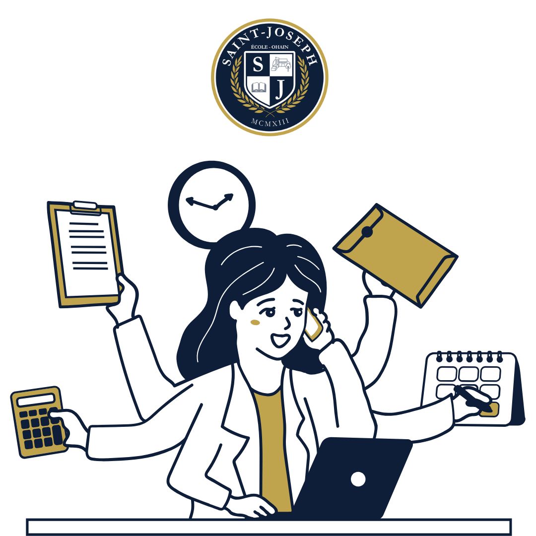 Être directrice d’une école, c’est bien plus qu’un bureau et des réunions. C’est vivre chaque journée au rythme des élèves, des enseignants et des familles !
Le matin
La journée commence par les petites infos en salle des professeurs, le relevé des mails d’absence, l’accueil des élèves et parfois une réunion avec des parents. Un moment pour prendre la température et lancer la journée avec énergie.
En matinée
Place aux réunions pédagogiques, au suivi des projets, à la gestion administrative, aux échanges avec les enseignants et aux visites dans l’école.
Le temps de midi
Un moment souvent rythmé par des réunions rapides, la gestion des imprévus et le repas en salle des professeurs, propice aux échanges sur différents sujets du quotidien. Parce qu’une école vit aussi en dehors des classes.
L’après-midi
Rencontres avec les parents, les partenaires, les nouveaux élèves ou l’équipe éducative. C’est aussi le moment de préparer les projets, les événements et l’organisation scolaire.
La fin de journée
Un dernier tour, quelques discussions, des décisions à prendre… et déjà penser au lendemain.
Être directrice, c’est porter mille casquettes : organisatrice, médiatrice, soutien des équipes, lien avec les familles… Mais surtout, veiller chaque jour à ce que l’école reste un lieu où il fait bon apprendre et grandir 🌿.
Merci à notre super directrice pour son engagement et son énergie au service de tous 💛.
#vismaviededirectrice #vismaviededirectricedecole #directricedecole #ecoleprimaire #ecolematernelle #viescolaire #ecolesaintjosephohain #ecolesaintjoseph #ecolestjosephohain #ecolestjoseph #ecoleohain #ecolelasne #ecolesdubrabantwallon #vivrealasne #communedelasne #ohain #lasne