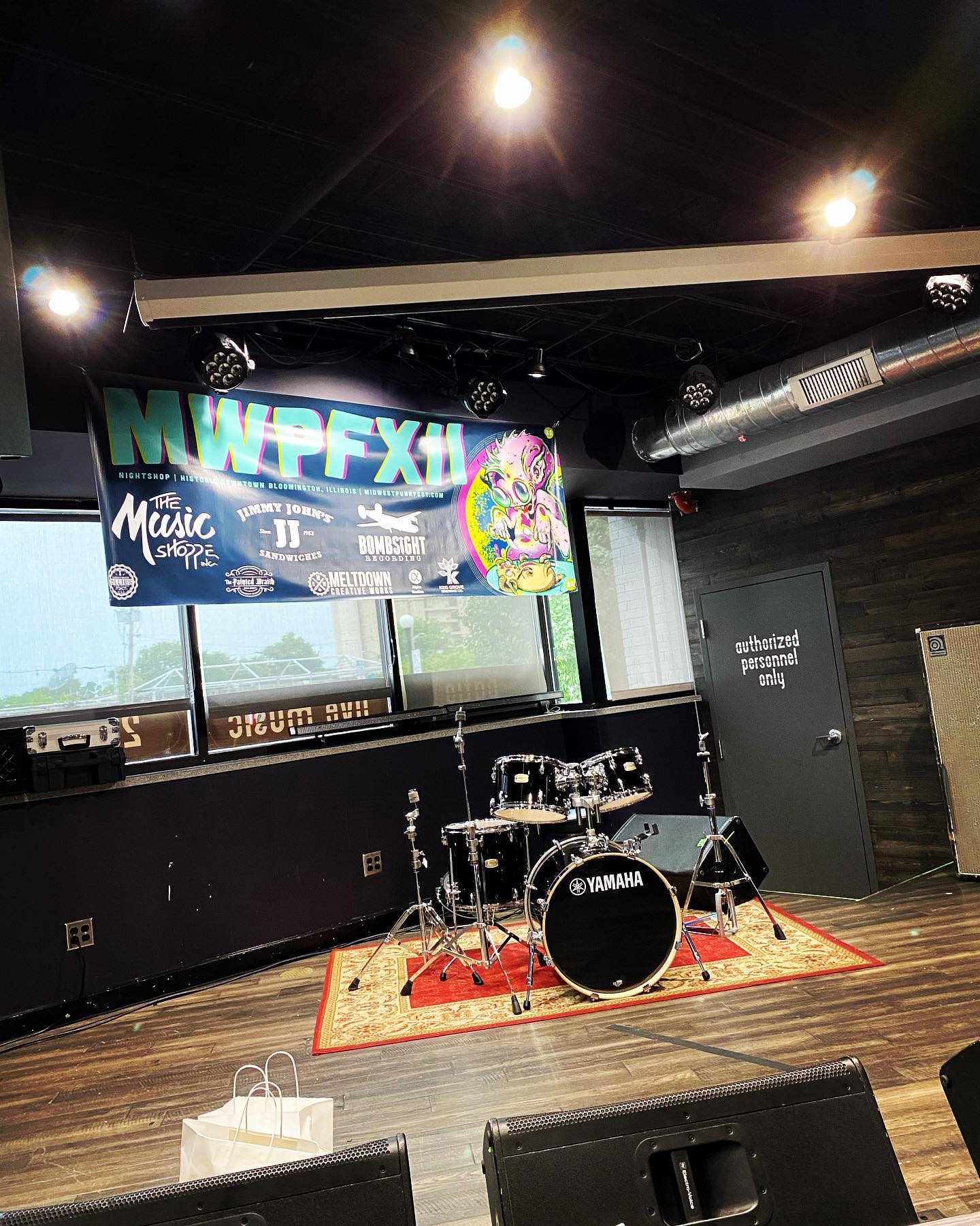 We are all set up and ready to kick this off right Friday night!! Get down to @nightshop517 now before @thegreatvaluejesus kicks things off on the @themusicshoppe.il Sound Garden Stage!! #punkrock #festival #midwest #party #now