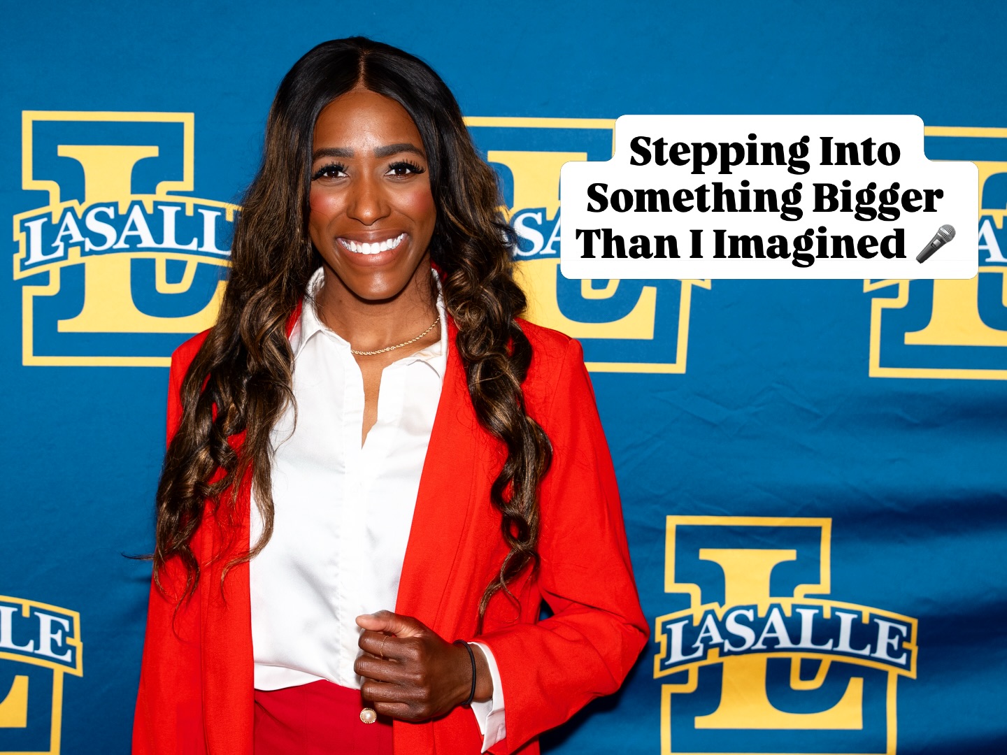 “I believe…That it’s my season”☺️🙏🏾
One thing I love about my career is that it doesn’t stop at the broadcast booth.
As a professional speaker, I’m always grateful for opportunities to step onto stages, connect with communities, and share the experiences that have shaped my journey in sports.
Honored to be part of a Women in Sports panel for Women’s History Month at @lasalleuniv for @lasallebusinessofsports , where we had an honest and inspiring conversation about our careers, the challenges we’ve faced, and the doors we’re continuing to open for the next generation.
Huge shoutout to my incredible fellow panelists:
•Lara Price – COO, Philadelphia 76ers
•Amy Fadool @amyfadoolnbcs – Sports Anchor, Reporter & Host, NBC Sports Philadelphia
And thank you to moderator Mike Sielski @mike.sielski (’97) – author, sports columnist, and radio host – for leading such a thoughtful conversation.
And thank you to all who attended including @lasalle_wsoc ! Such a full circle for this LWS alum!
Moments like this remind me how powerful it is when we share our stories, support each other, and help the next generation see what’s possible.
Grateful to stay booked, busy, and continuing the conversation around women in sports.
#WomensHistoryMonth #WomenInSports #SportsMedia #ProfessionalSpeaker #OwnYourVoice @goexplorers @lasallebusinessofsports