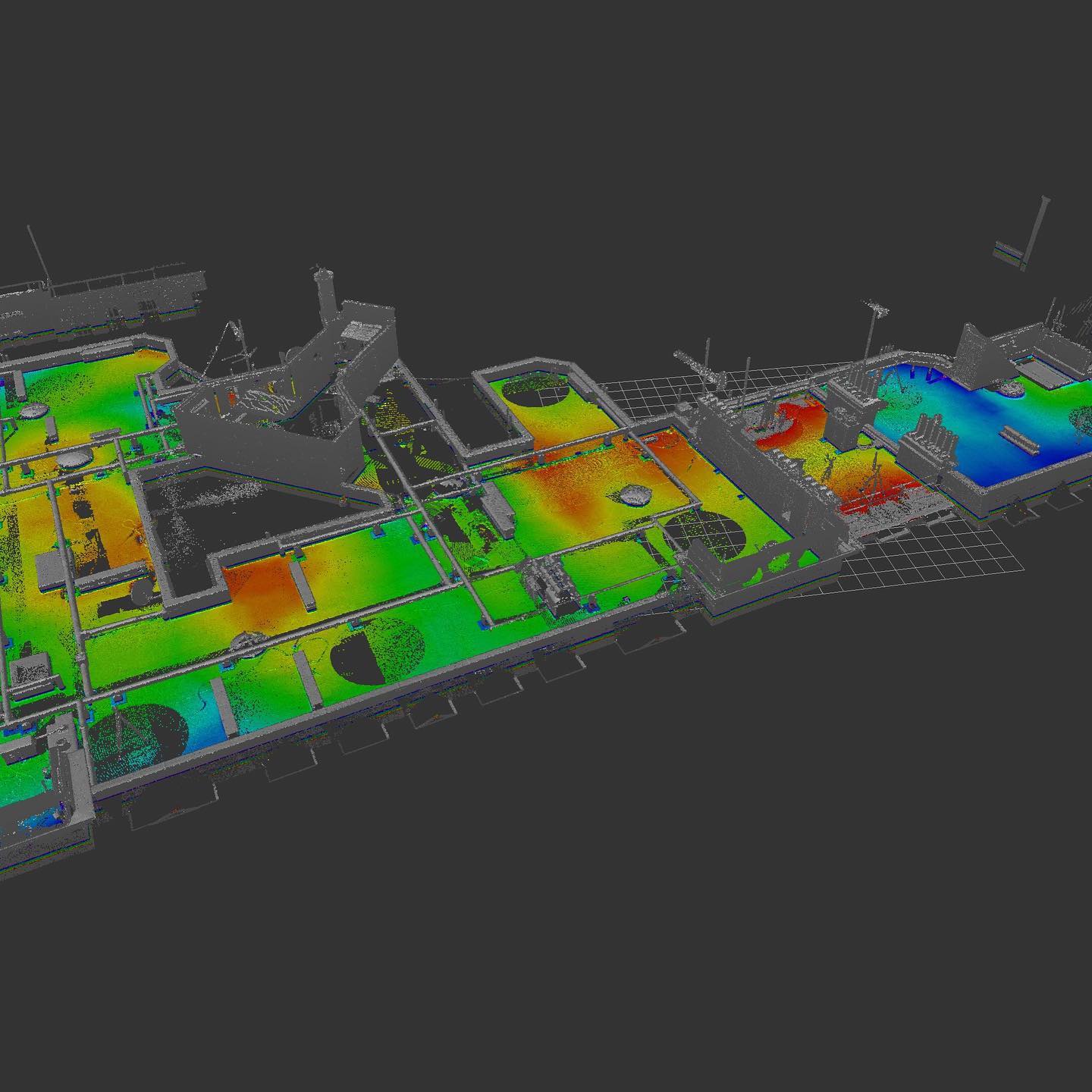 A glimpse into how we’re using point cloud surveys to coordinate new structure and services for 4 new penthouse flats in Marylebone. Leveraging digital technology to reduce variations on site #pointcloud #bim #autodesk #recap