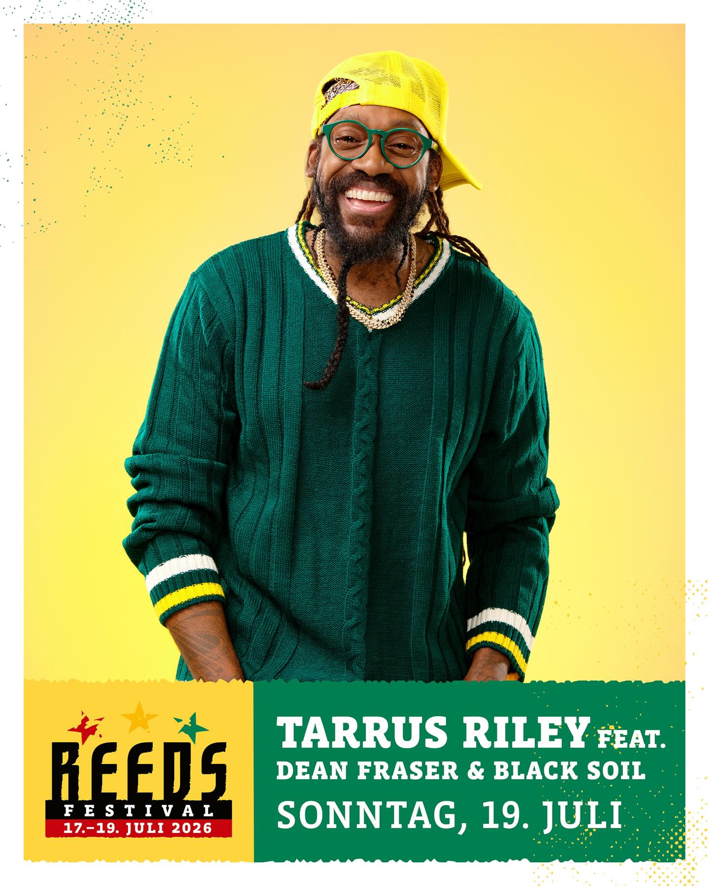 Reeds Line-Up 2026 - die zweite Tranche ❤️💛💚
Wir freuen uns seeehr auf diese Acts! 😍
@tarrusrileyja @marleysghosttribute @elijahmusicnet
#reedsfestival2026 #reedsfestival #reedsfamily #pfäffikonzh #pfäffikersee