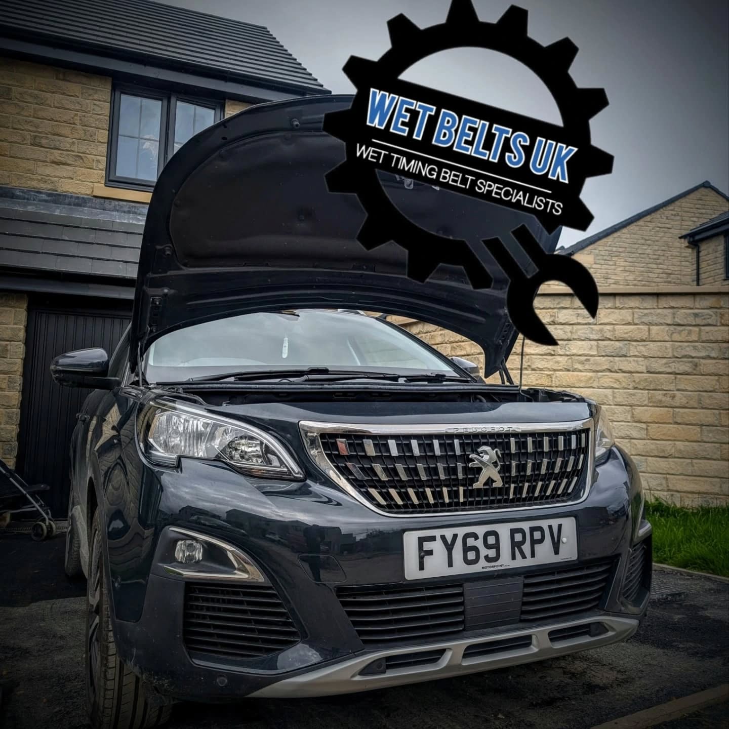 New Wet Belt on this 2019 Peugeot 2008 for customer Liam. Oil pump blocked solid with debris from the belt. Nice and clean now. ๐๐ซก