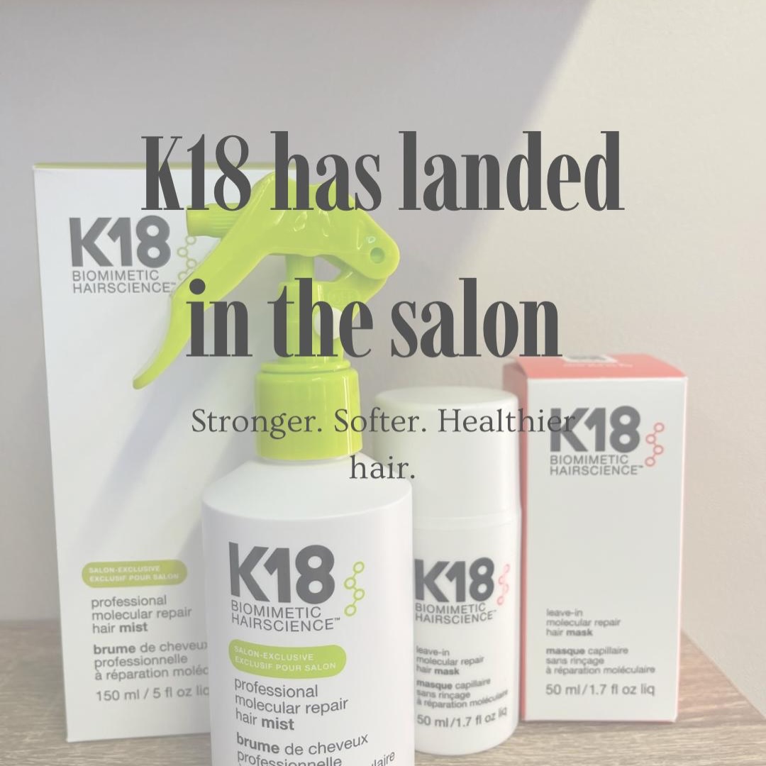 WE NOW OFFER K18 ‼️
Swipe to seethe benefits of K18 >>
Available as a service on its own with a blow-dry or added to a Blonde colour service.
For more information or to book in direct message!
#k18 #altrincham #cheshire #hairsalon blowdrybar