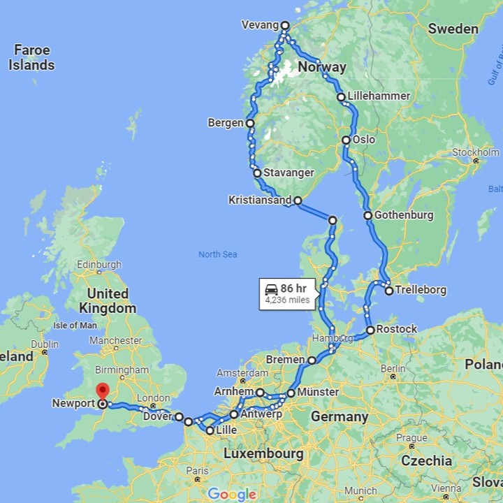 Little bit of planning but this is a good start for a European road trip in the summer.
#roadtrip #france #belgium #holland #germany #denmark #sweden #norway
