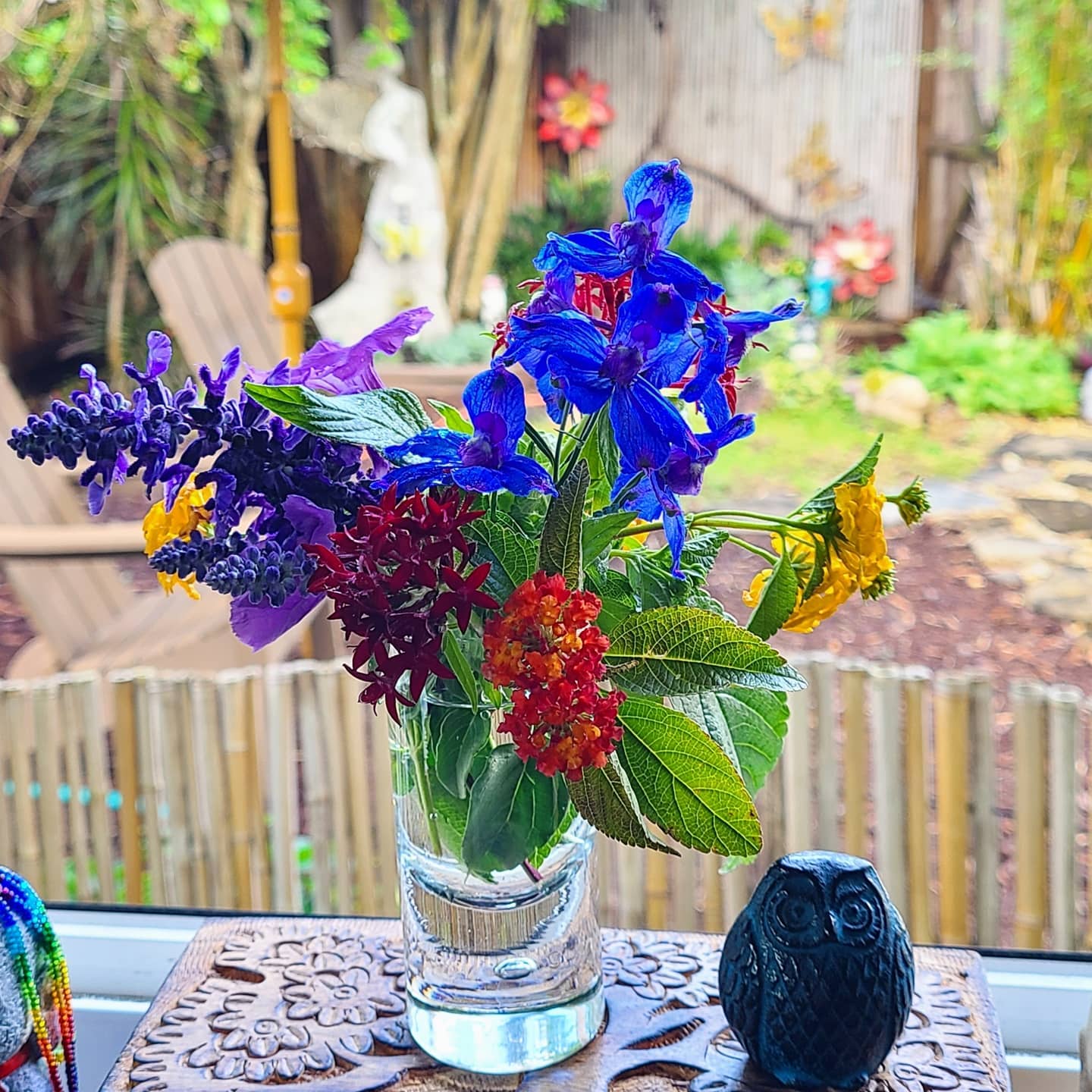 I'm finally starting to feel like my Self again...thank Goodness! 🙏🌺🙏🦋🙏🌺🙏
..
..
Here's the 1st bunch of 🦋butterfly🦋 nectar flowers that are all of the 7 chakra colors! A new flower essence will be on its way to making it into the products soon and Sam says "hi" too 🐾
..
..
..
..
..
..
..
..
..
..
..
..
#NatureHealsEverything #BringNatureIn #SelfCare #SafePersonalHygiene #Organic #SmallBatch #BuyLocal #SeasonalBrightLiving #BrightLife #Colortherapy #EmotionalWellbeing #EmotionalBalance #TwelveStep #AlAnon #Aromatherapy #FlowerEssenceTherapy #EssentialOils #Sarasota #SarasotaFlorida #SouthwestFlorida #Meditation #ActiveMeditation #ButterflyGardens #MeditationGardens #LandscapeDesign #gardenersofInstagram