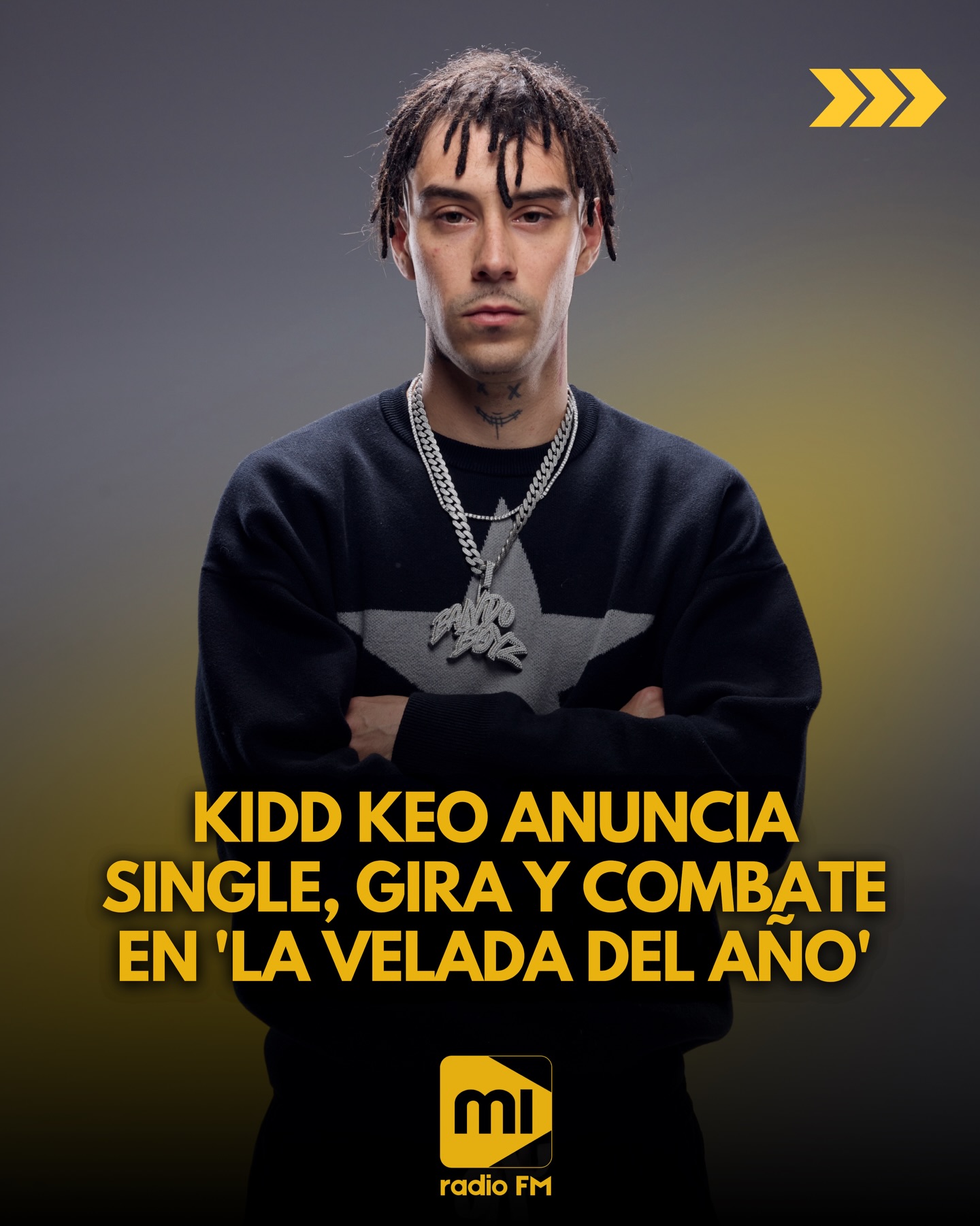 Kidd Keo ha anunciado una nueva etapa en su carrera con nuevo single, gira y su participación en La Velada del Año VI, el popular evento de boxeo organizado por Ibai Llanos. El artista alicantino se subirá al ring para enfrentarse al cantante argentino Lit Killah el 25 de julio en el Estadio de La Cartuja (Sevilla), en uno de los combates más comentados del evento 🥊
El anuncio llega mientras Kidd Keo prepara nueva música y una gira, consolidando un año cargado de proyectos. La pelea promete ser uno de los momentos más virales de la velada, ya que enfrentará a dos figuras destacadas de la música urbana en español 🔥