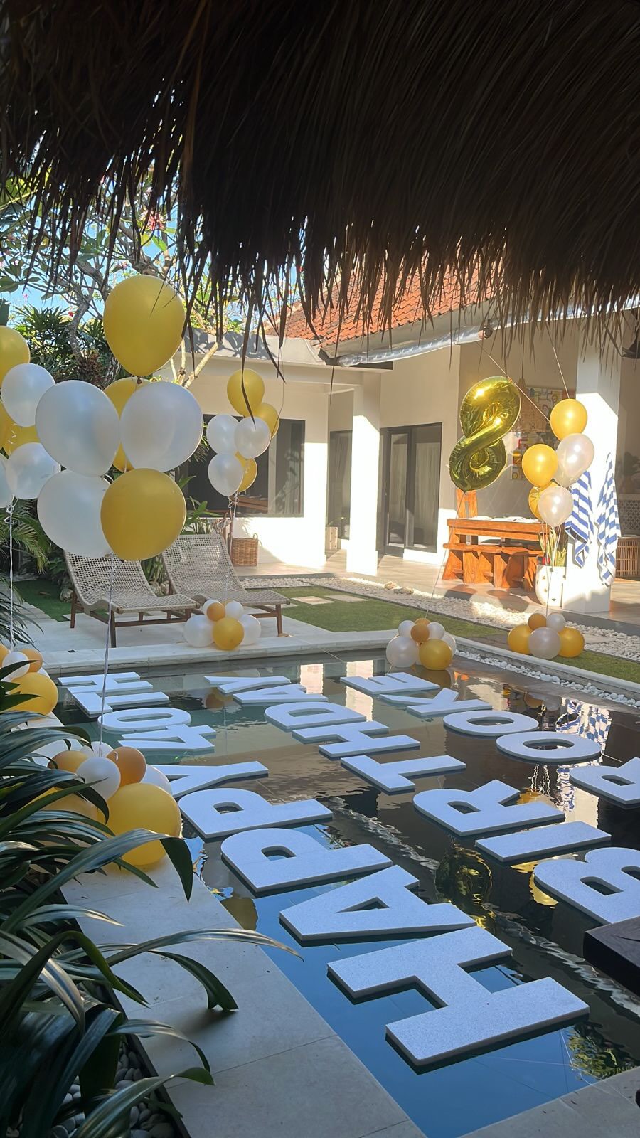It’s been a month of milestones birthdays at Saudara 🌴
Want to know how we celebrate?
⭐️ Birthday Cakes
⭐️ Massages
⭐️ Floating pool Messages
⭐️ Balloons
⭐️ Floating Breakfasts & Grazing Platters
⭐️ 6 Course Traditional Banquet dinners
⭐️ Tarot Readers
What have we missed? 😉
.
#Saudaravillasbali #balimilestones #balivilla #balicelebrations