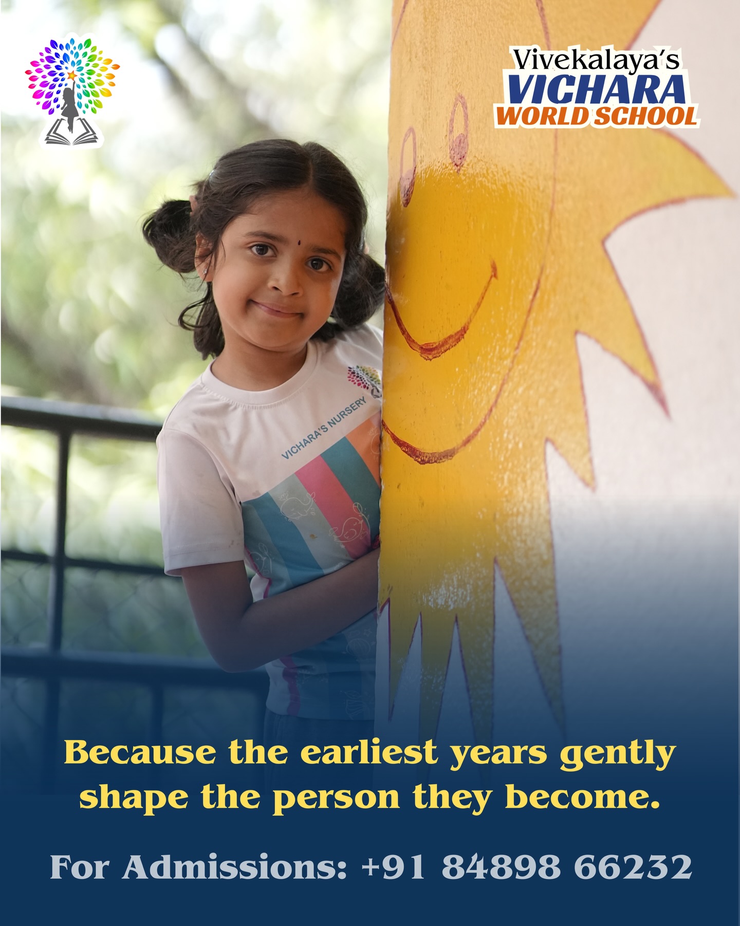 Because the first years shape a lifetime.
At Vivekalaya’s Vichara Nursery, the earliest years of a child’s life are cherished as the most meaningful. These are the years when curiosity begins, confidence takes root, and the love for learning quietly grows.
In a nurturing, joyful, and child-centric environment, little learners explore, discover, and express themselves freely. Every activity, every story, and every moment of play is thoughtfully designed to build strong foundations for learning, character, and confidence.
Because at Vivekalaya’s Vichara Nursery, education is not rushed — it is gently nurtured, allowing children to grow with happiness, values, and a lifelong love for learning.
#VivekalayasVichara
#EarlyYearsMatter
#StrongFoundations
#HappyLearners
#NurseryEducation
LearningThroughPlay
ChildCentricLearning