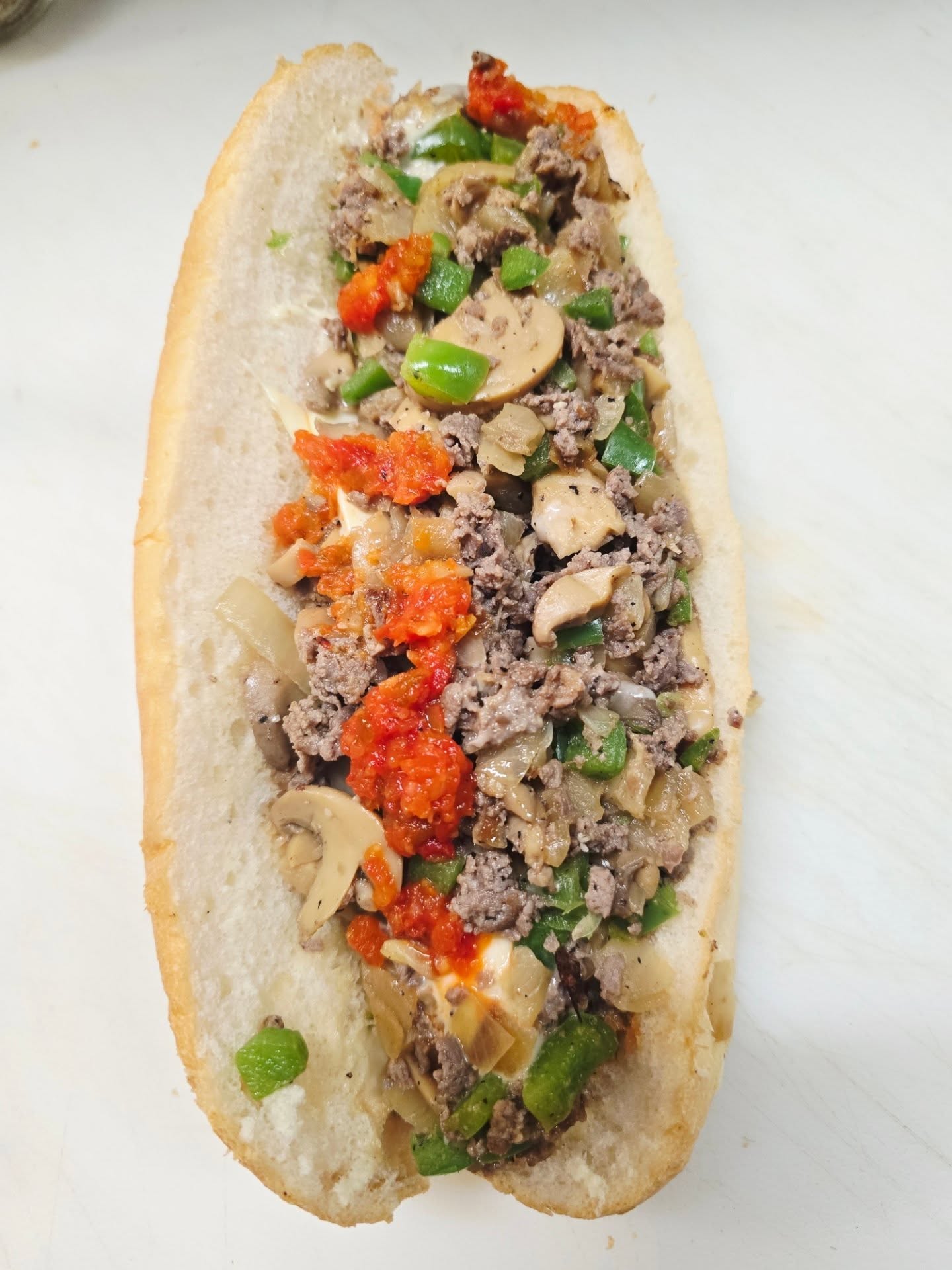 Works Cheesesteak with mix pepper relish.
Dinner at Giorgino’s 🍻🧀
Craving the perfect dinner combo?
Pair your favorite authentic cheesesteak with your favorite cold beer at Giorgino’s Cheesesteaks!
Fresh, flavorful, and made to order — the perfect spot to relax, unwind, and enjoy great food with friends and family. 🍺🔥
Join us tonight or order in!
📍 1237 28th Street, San Diego, CA
📞 619-234-9141
🕒 Open 10:45 AM – 7:30 PM
🚗 Delivery available via DoorDash, Grubhub & Swipeby
#sandiegofood #SanDiegoEats #Cheesesteak #dinner #youstaythirstysd