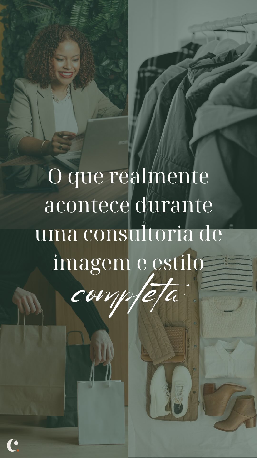 O medo do desconhecido faz muita mulher adiar a decisão de investir em si.
Quando você não sabe como funciona, parece complexo demais.
Quando entende o método, percebe que é estruturado, estratégico e possível.
Consultoria não é sobre trocar quem você é.
É sobre organizar sua imagem para que ela trabalhe a seu favor, com intenção, consciência e presença.
Se você sente que está pronta para esse nível de clareza, eu estou pronta para te guiar.
No dia **30/03** eu vou iniciar um **desafio gratuito de 10 dias para destravar o seu estilo**, onde vou te guiar por exercícios que fazem parte de uma consultoria de imagem real, para que você aprenda a olhar para o seu guarda-roupa com mais consciência, clareza e intenção.
Ah, e você ainda pode concorrer a uma análise de estilo comigo! Tá esperando o que? O link para entrar no grupo está na bio.