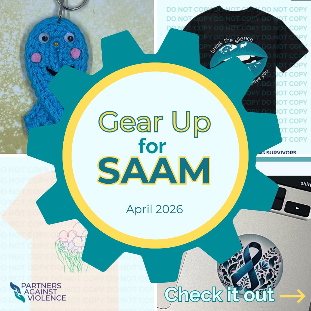 SAAM is almost here and we are Gearing Up! Why spend at those other big online places when you can support survivors and get your teal gear from our shop! Grab your merch while supplies last! #saam2026 #gearup #supportsurvivors #wearteal #dayofaction @nsvrc