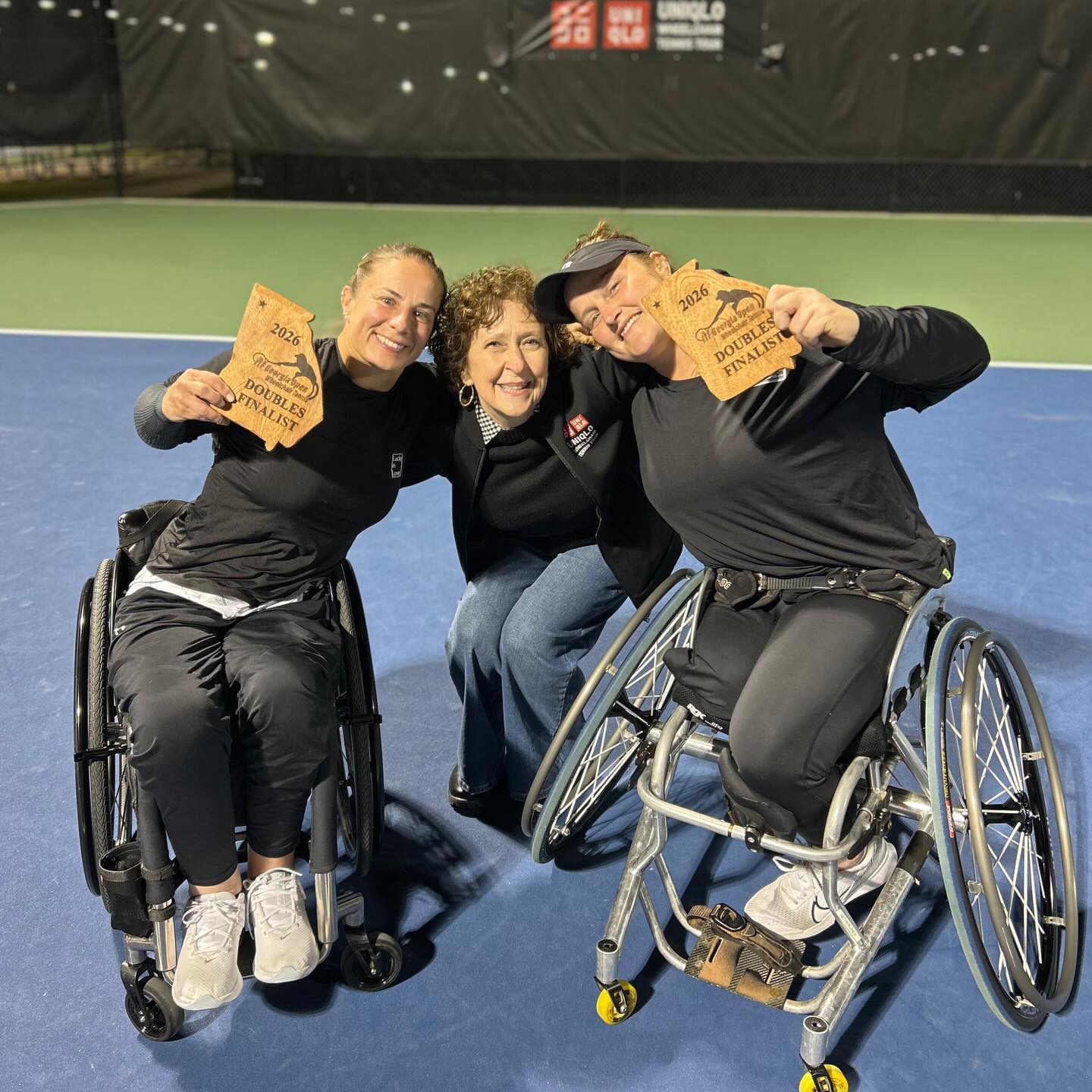 Week 1 and some epic battles with @niekie_90 🎾
Finalists in Rome, Georgia, plenty to build on, let’s go again 💪🏼🇺🇸
Thank you @rmgeorgiagirl and your team for all your hard work putting this tournament together for us.
#theluckyinlovefam #wheelchairtennis