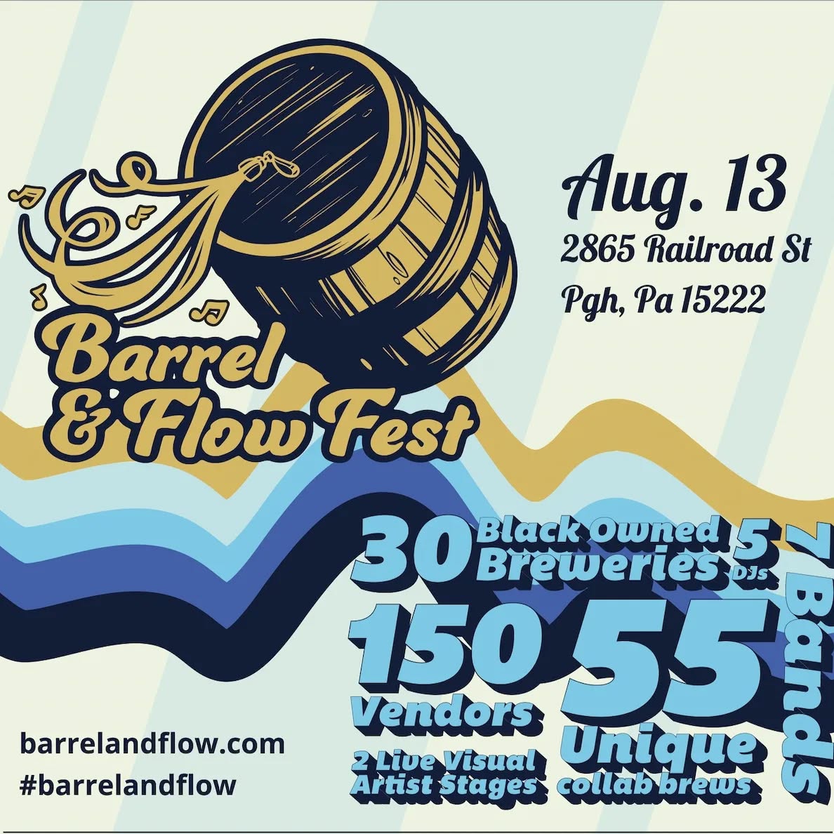 The Road to this year's @barrelandflow fest is paved and we are excited to be back in PGH! We look forward to seeing lots of familiar faces and meeting new ones. We will have plenty of #HYPEbiscus in tow as well as our dope collab Oko - brewed with @brooklynbrewery 🍻🍻
Can 📸 Courtesy of Paige Snider @brooklynbrewery
#SankofaBeer #CultureMeetsCraft #CraftBeer #DistrictofColumbia #DrinkLocal #BuyLocal #SuppprtBlackBusiness #PremierBeer #HYPEbiscusSZN #Hibiscus #PaleAle #BeerFest