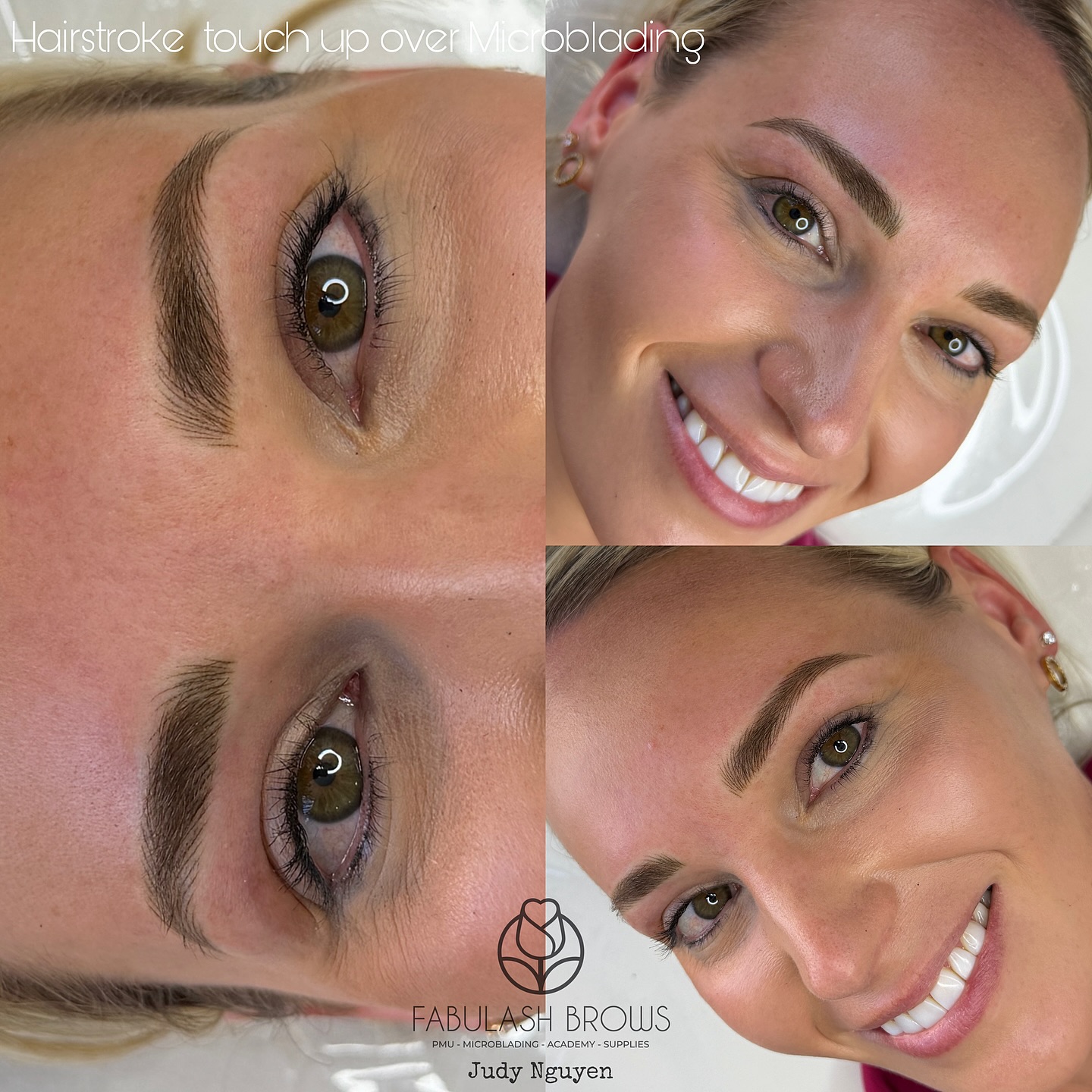 💁♀️She came after 4 years 💪💪 Hairstrokes brows on top of nicely fade Microblading !
#hairstrokebrows #semipermanentmakeup #judymguyennz #cosmetictattoo #wellington