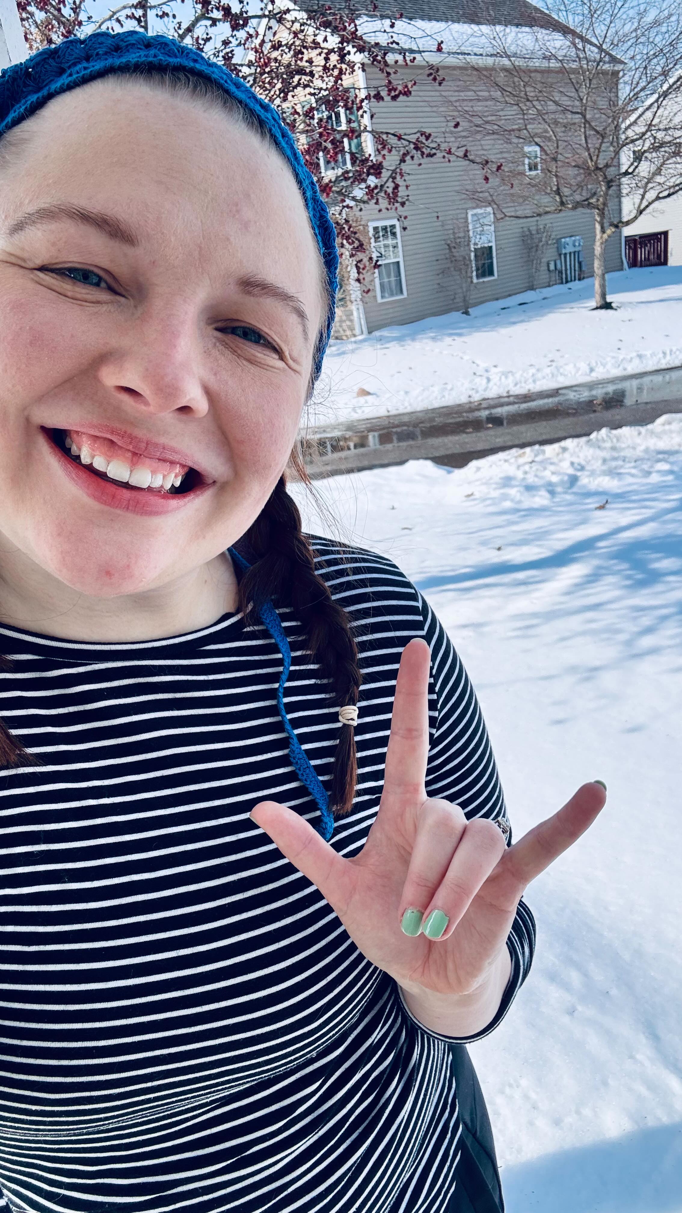 WHAT ARE WE DOING AKRON?! Why does Mother Nature want to wreak havoc on us—just let us have spring 😅😅 #ohio #laneyinohio