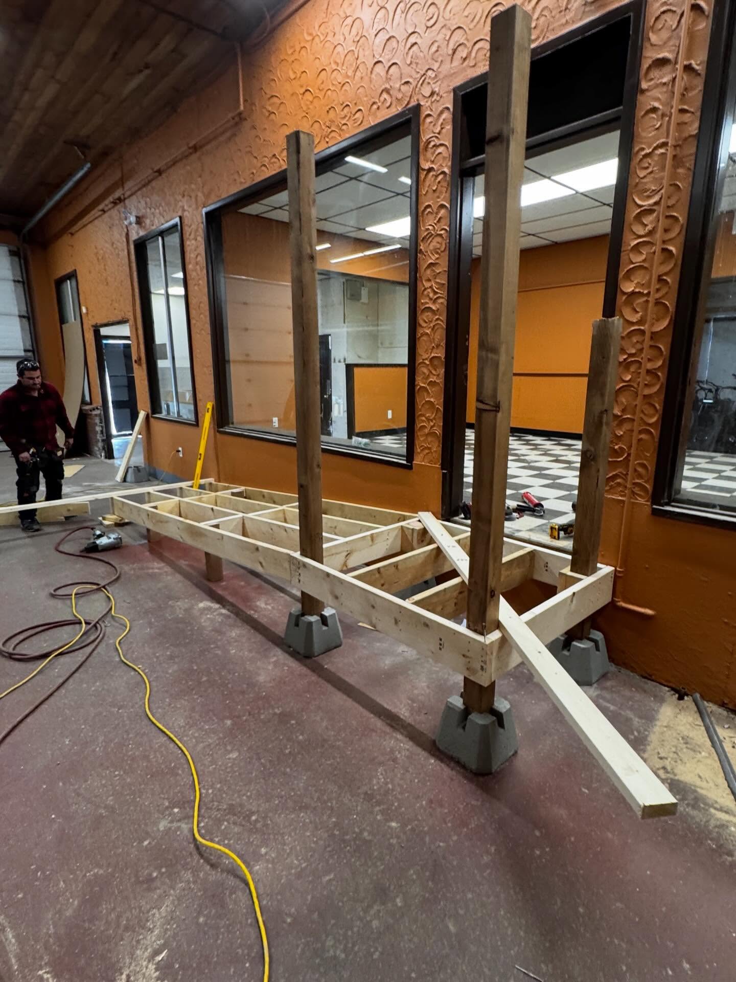 From start to finish . New bike evoke shop coming into town #tapcontracting#osoyoosbc