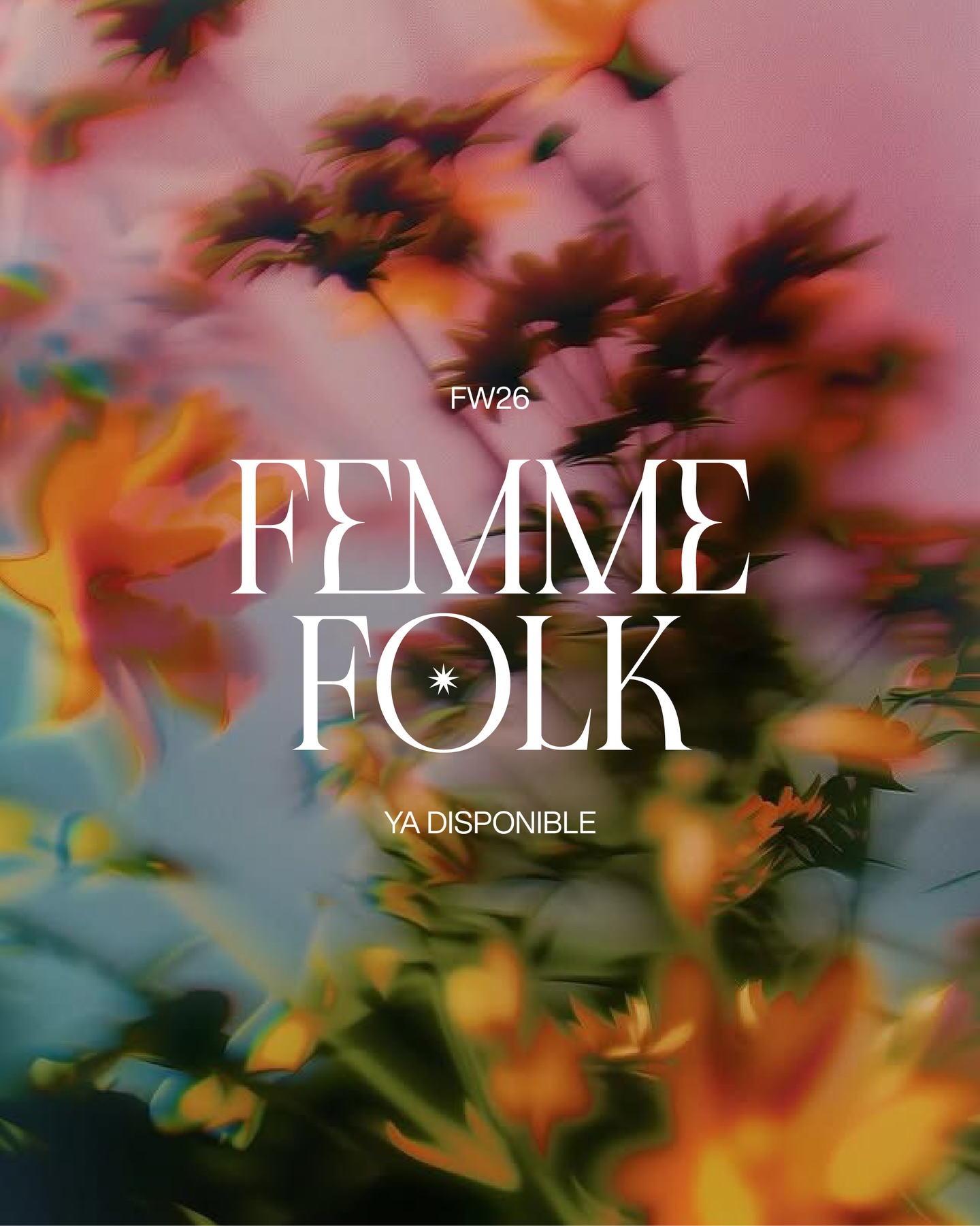 Diseño de Key Visual y contenidos para FEMME FOLK, la nueva coleccion AW26 de
@inversaoficial.