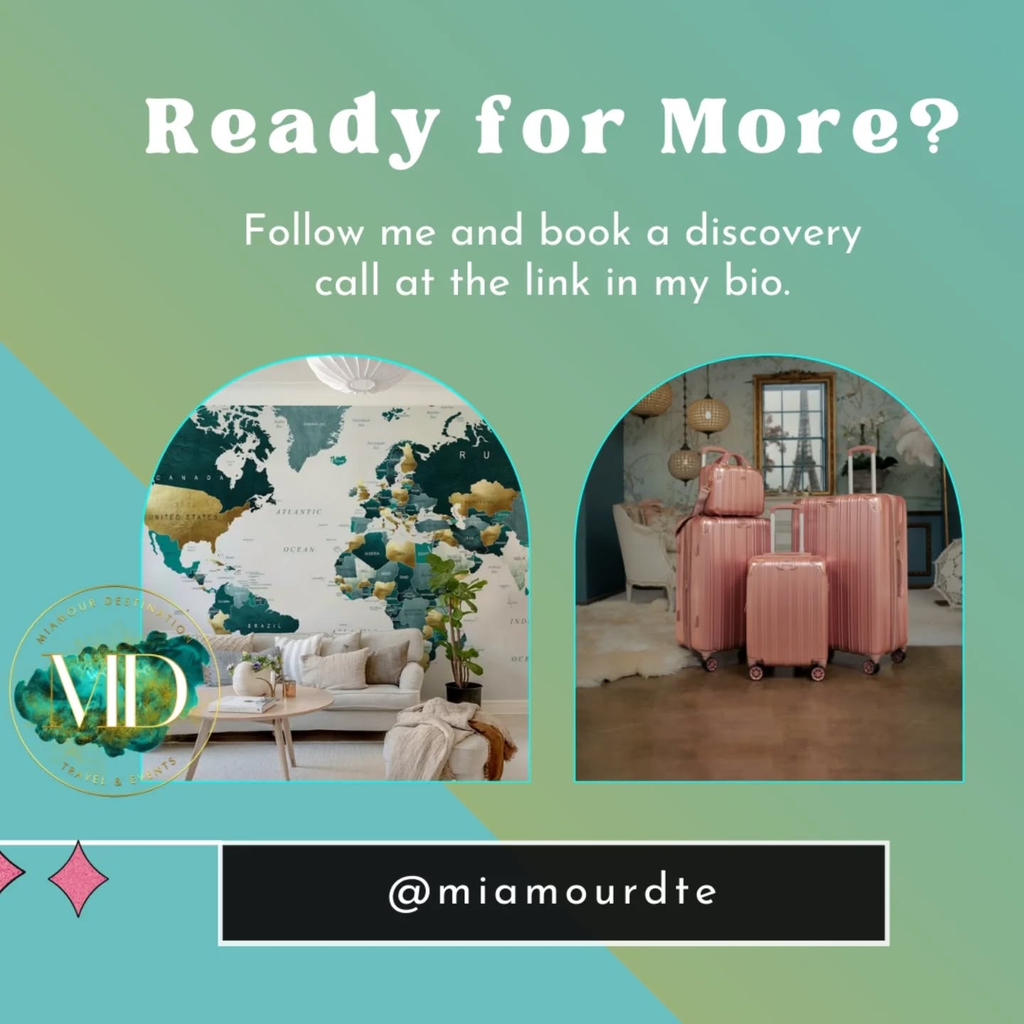 #MiamourDestinatinTravelandEvents
#LoveforTravel
#CurstedandElevatedTravel
#Womanownedtravelbusiness
#GirlzTrips