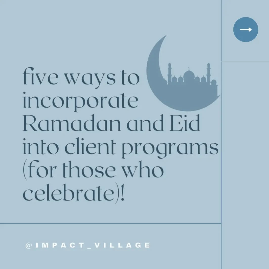 Eid Mubarak to those in our community who celebrate!
We wanted to continue with our April posts about how to create more inclusive holiday celebrations, and how to approach religious holidays through a culturally humble lens when including them in your ABA therapy programs. This involves creating programs that will support inclusive family traditions, holidays, and celebrations.
#ABA #CulturalHumility #CommunityParticipation #DEI