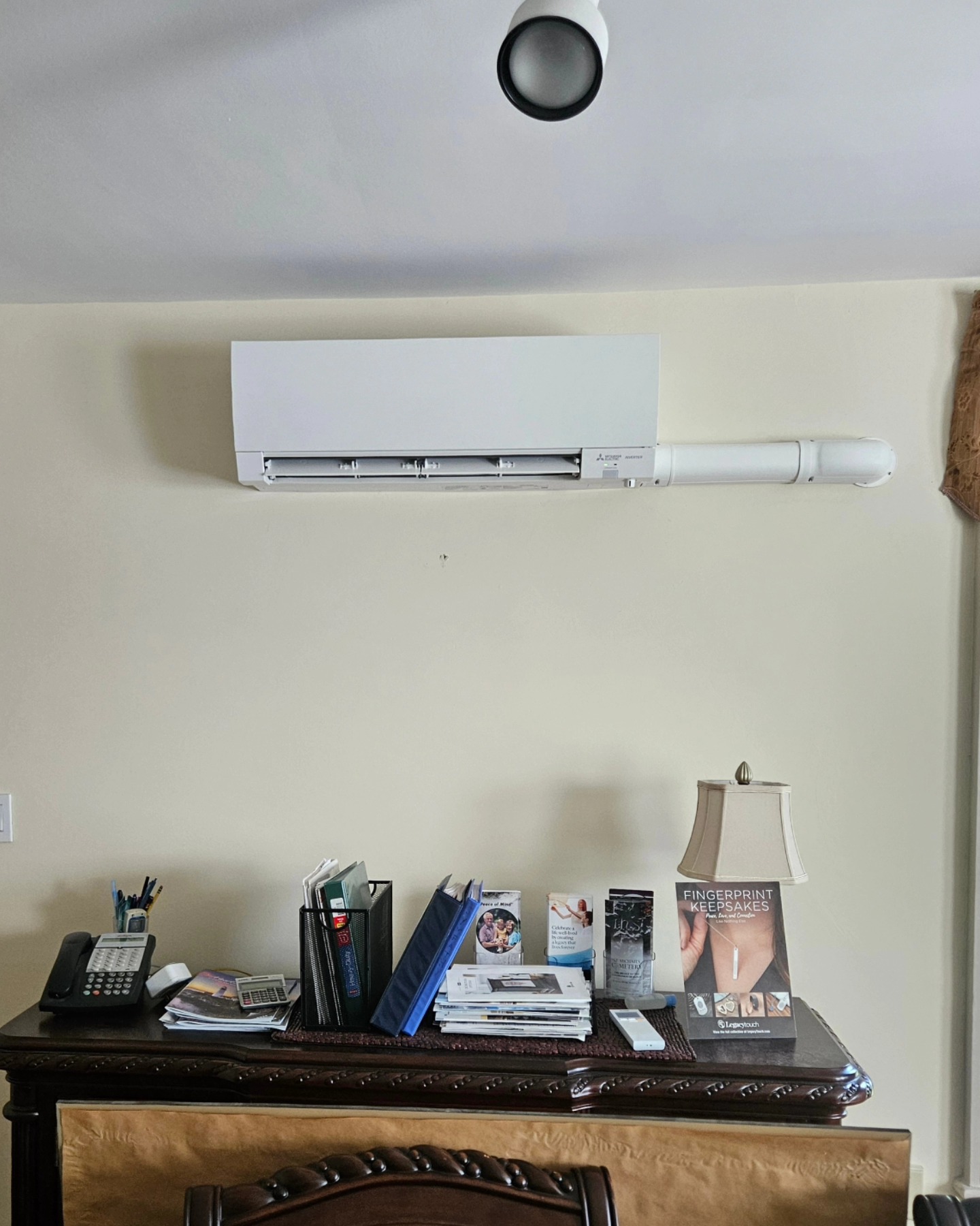 Another Mitsubishi two zone ductless in the books. Two units on back-to-back walls. The Condensing unit hung up high and out of the way. Our customer can get rid of those clunky window units now and enjoy a new level of comfort. Call us anytime if you want to be treated like family. 203-305-6453 FREE estimates