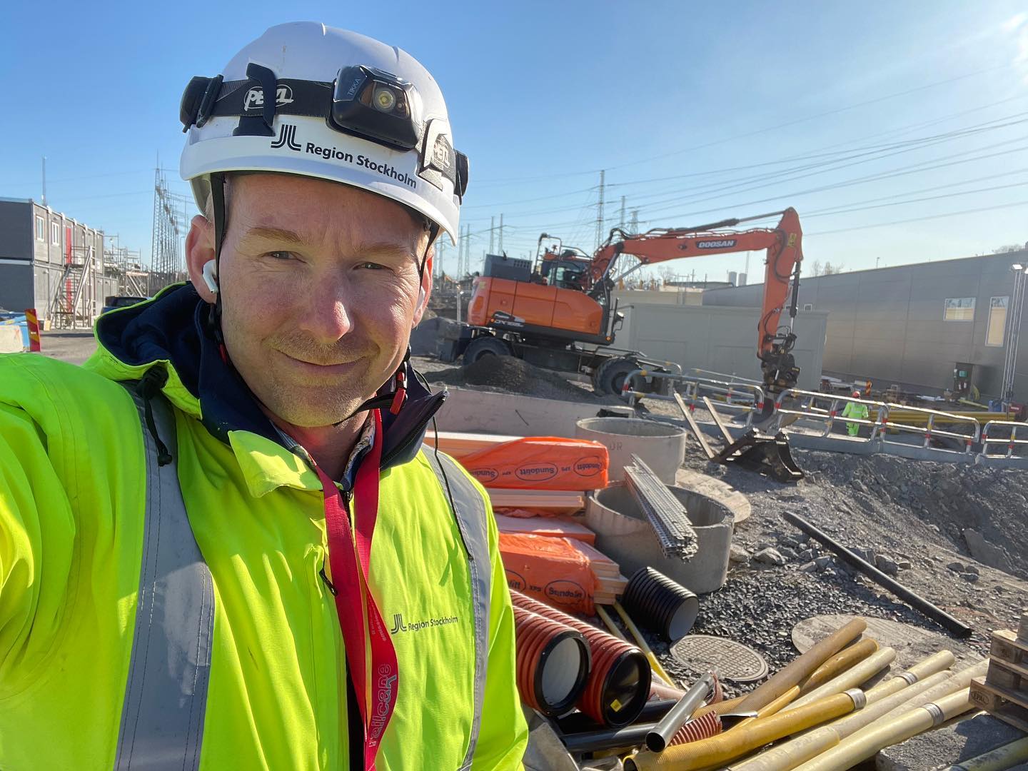 Platsbesök i ett galet vårväder av de komplexa och intressanta projekt för att få nya tunnelbanan utbyggd.