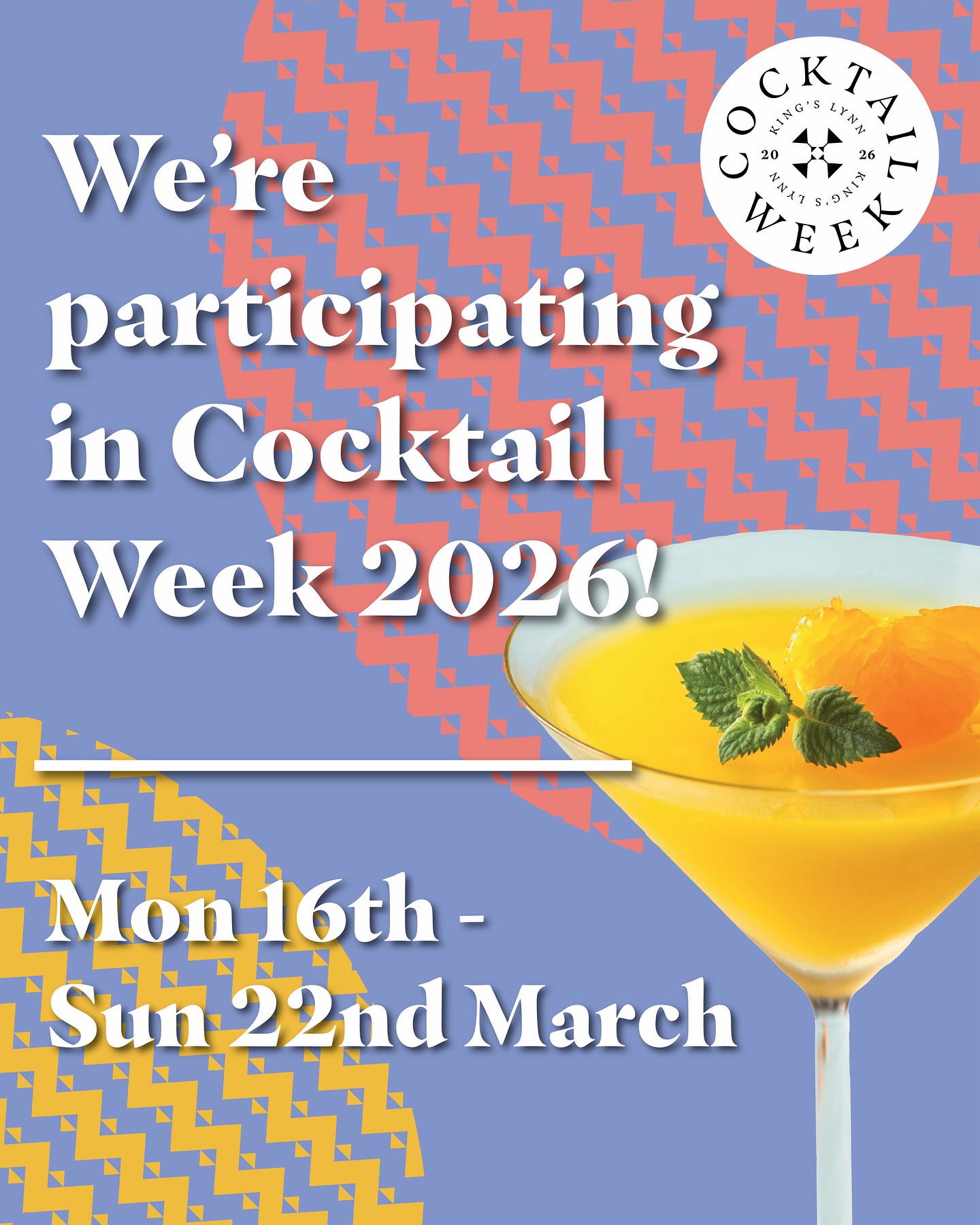 Come and enjoy our amazing cocktail and tapas deal from Monday 16th March until Sunday 22nd March (excluding Saturday 21st March) ⭐
OUR OFFER 🍸
✨ cocktail and a 3 plate tapas for only £17.50! ✨
*selected cocktails only*
Book now to avoid disappointment 📕 📞 📧
@discoverkingslynn