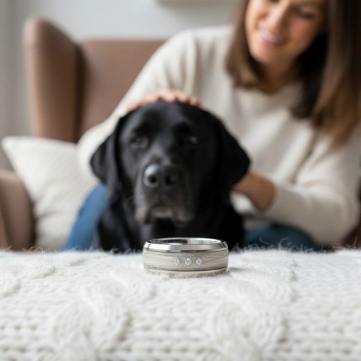 💍✨ **Tierhaarschmuck Fingerring Goldi** – Ein ewiges Andenken an Ihr geliebtes Haustier.
Halten Sie die kostbaren Erinnerungen an Ihren treuen Begleiter für immer lebendig! 🐾💕
Das Fell Ihres Lieblings wird sorgfältig und präzise über die Ringkerbe gelegt – für ein Schmuckstück, das Ihre ganz persönliche Geschichte erzählt.
✨ **Das erwartet Sie:**
🔹 Hochwertiger Edelstahl in Silber
🔹 Breiten: 8mm, 9mm, 11mm oder 13mm
🔹 Größen 5–13
🔹 Bis zu 3 Glitzersteine möglich 💎
🔹 Optional: funkelnder Monatsstein in 12 Farben
🔹 Kostenlose Gravur auf der Innenseite ✍️
🔹 Hintergrundfarbe frei wählbar 🎨
🐾 Wir benötigen nur ca. 1 Teelöffel Fell – alles Übrige senden wir Ihnen zurück.
💕 Sie haben eine eigene Idee? Senden Sie uns Ihre Skizze – wir setzen Ihre Wünsche um!
⏰ Lieferzeit: ca. 5 Wochen für höchste Qualität.
👉 Jetzt entdecken – https://tierhaarschmuck.ch!
#Tierhaarschmuck #FingerringGoldi #Erinnerungsschmuck #EwigesAndenken #FellSchmuck #HaustierLiebe #FürImmerImHerzen #Gedenkschmuck #HandmadeWithLove #Personalisiert #Monatsstein #KostenfreieGravur #Edelstahl #TierischeLiebe #UnvergesslicheErinnerungen #PetMemorial #SchmuckMitBedeutung #Limitiert 🐾💍✨