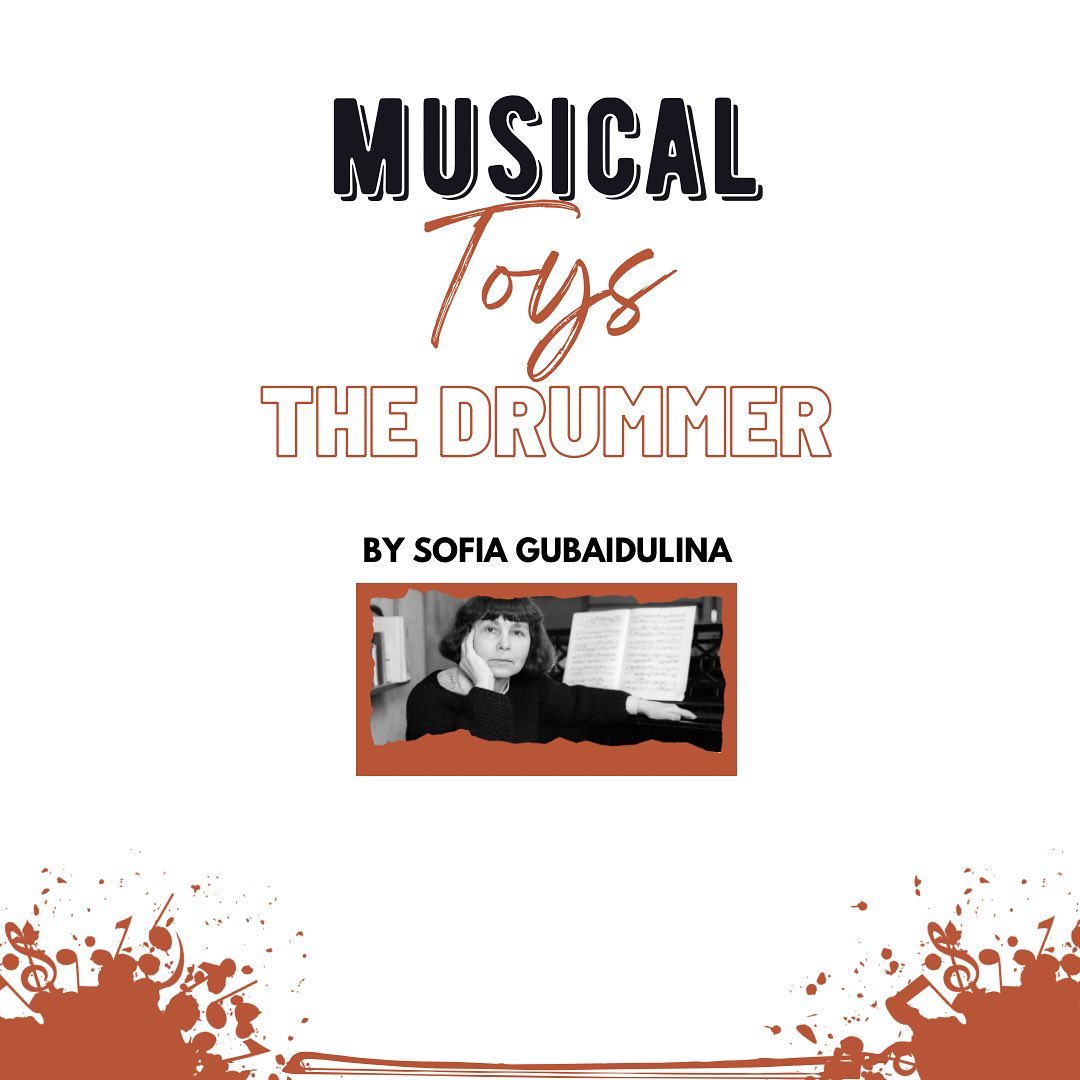 ¿No sabes cómo incorporar la música contemporánea en tu aula?
Aquí te dejo algunos patrones rítmicos para trabajar a modo de ostinato sobre la obra “Musical Toys” (The Drummer) de Sofia Gubaidulina.
#music #música #musiceducation #educaciónmusical #músicacontemporánea #mujerescompositoras #sofiagubaidulina #actividadesmusicales #patronesrítmicos #ostinato #músicaprimaria #músicasecundaria #aulademúsica #clasedemúsica #musicaltoys #thedrummer
