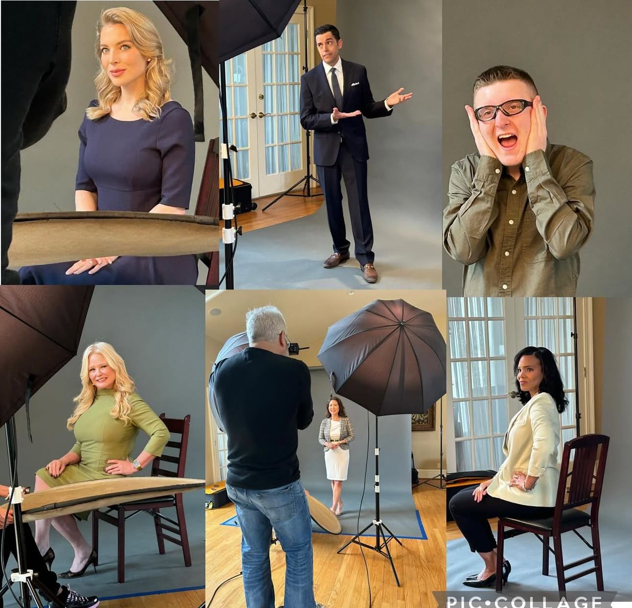 Scenes from Barry Morgenstein Day of Headshots weekend.