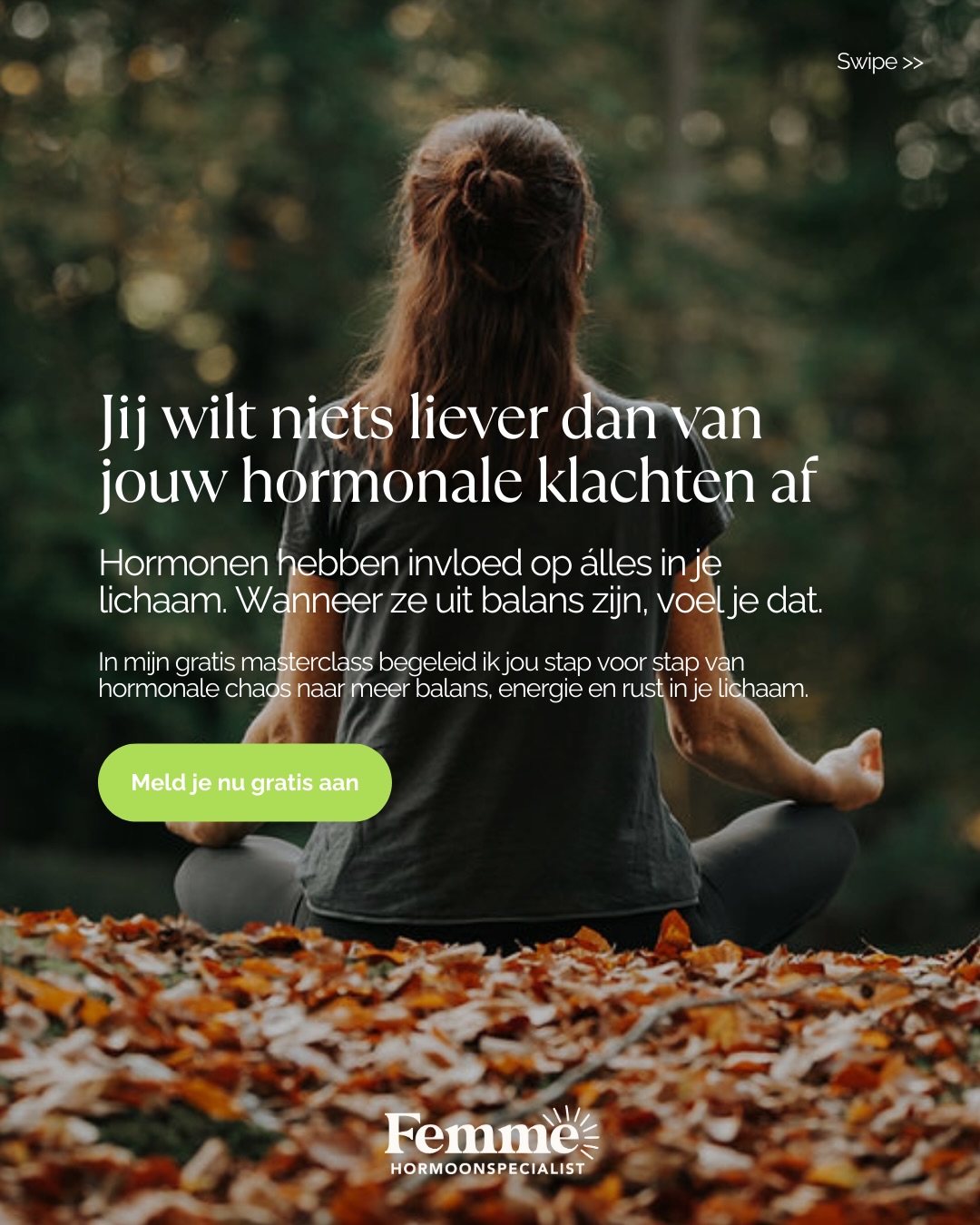 Jij wilt niets liever dan af van je hormonale klachten.
Want als je hormonen uit balans zijn, voel je dat overal in je lichaam.
Vermoeidheid.
Stemmingswisselingen.
Een opgeblazen gevoel.
Cravings of aankomen zonder duidelijke reden.
Hormonen hebben invloed op bijna alles in je lichaam.
Maar gelukkig kun je daar meer invloed op hebben dan je misschien denkt.
In mijn gratis masterclass neem ik je stap voor stap mee van hormonale chaos naar meer balans, energie en rust in je lichaam.
Je ontdekt:
✨ Waarom je bloedsuiker zo’n grote rol speelt in je hormonen
✨ Hoe stress en slaap jouw hormoonbalans beïnvloeden
✨ Wat je darmen te maken hebben met PMS, cravings en moodswings
✨ En welke eerste stappen je vandaag al kunt zetten
Geen ingewikkelde diëten.
Wel praktische inzichten die je meteen kunt toepassen.
Wil jij erbij zijn?
Reageer hieronder met “GRATIS” en ik stuur je de aanmeldlink.