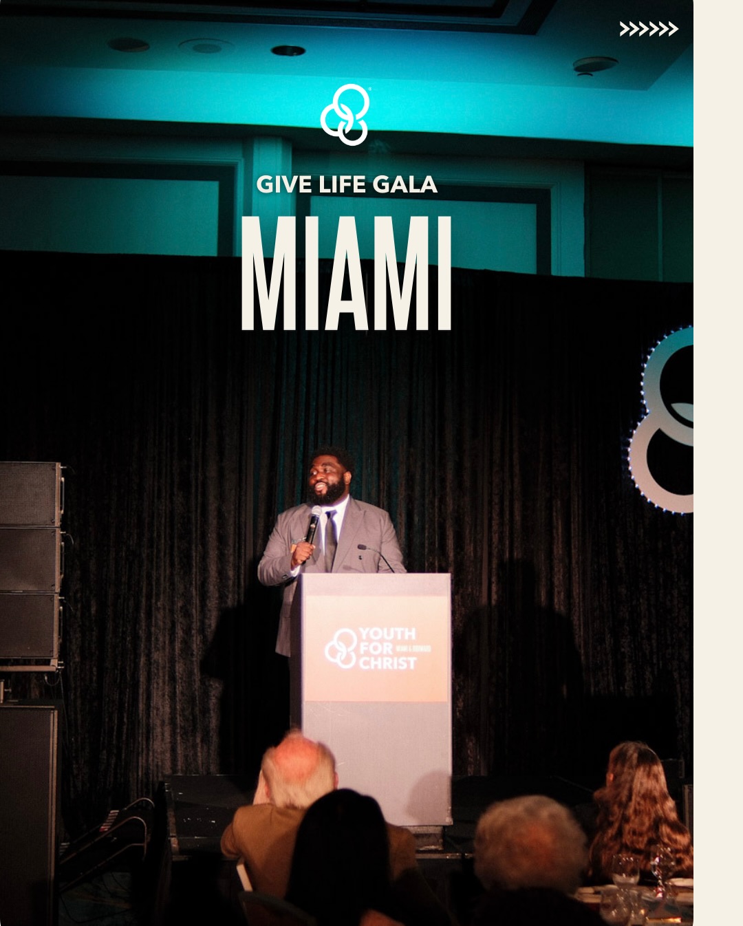 Thank you Miami for this incredible evening to celebrate what God is doing in Miami-Dade county! Because of the keys you hold, you open the opportunities for YFC to make an impact❤️🗝️
#miami #gala #yfc #youth #community