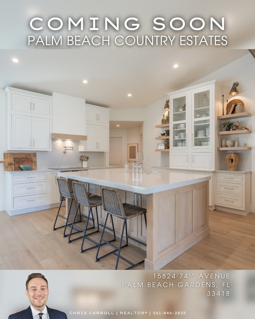 ✨ 𝗖𝗢𝗠𝗜𝗡𝗚 𝗦𝗢𝗢𝗡 in Palm Beach Country Estates
Welcome to 15824 74th Avenue N, a beautifully renovated 4-bedroom home set on 1.15 private acres in Palm Beach Gardens.
Designed for modern Florida living, this turnkey residence features vaulted ceilings with exposed wood beams, natural wood-look porcelain flooring, a designer kitchen with Wellborn cabinetry and sleek quartz countertops, and a spacious open floor plan filled with natural light.
Step outside to a private backyard oasis featuring a resurfaced pool, a covered lanai for outdoor dining, mature landscaping, and a large driveway with room for a boat or RV.
📍 All within minutes of pristine beaches, championship golf courses, and the best of the Palm Beach lifestyle.
Showings coming soon. 📲 561-846-2835 | 🌐 carrollrealtygroup.com
🔗 Link in bio
@illustratedproperties @illustrated_jupiter_east
#PalmBeachGardensRealEstate #PalmBeachCountryEstates #LuxuryHomesForSale #SouthFloridaRealEstate #floridaluxuryhomes