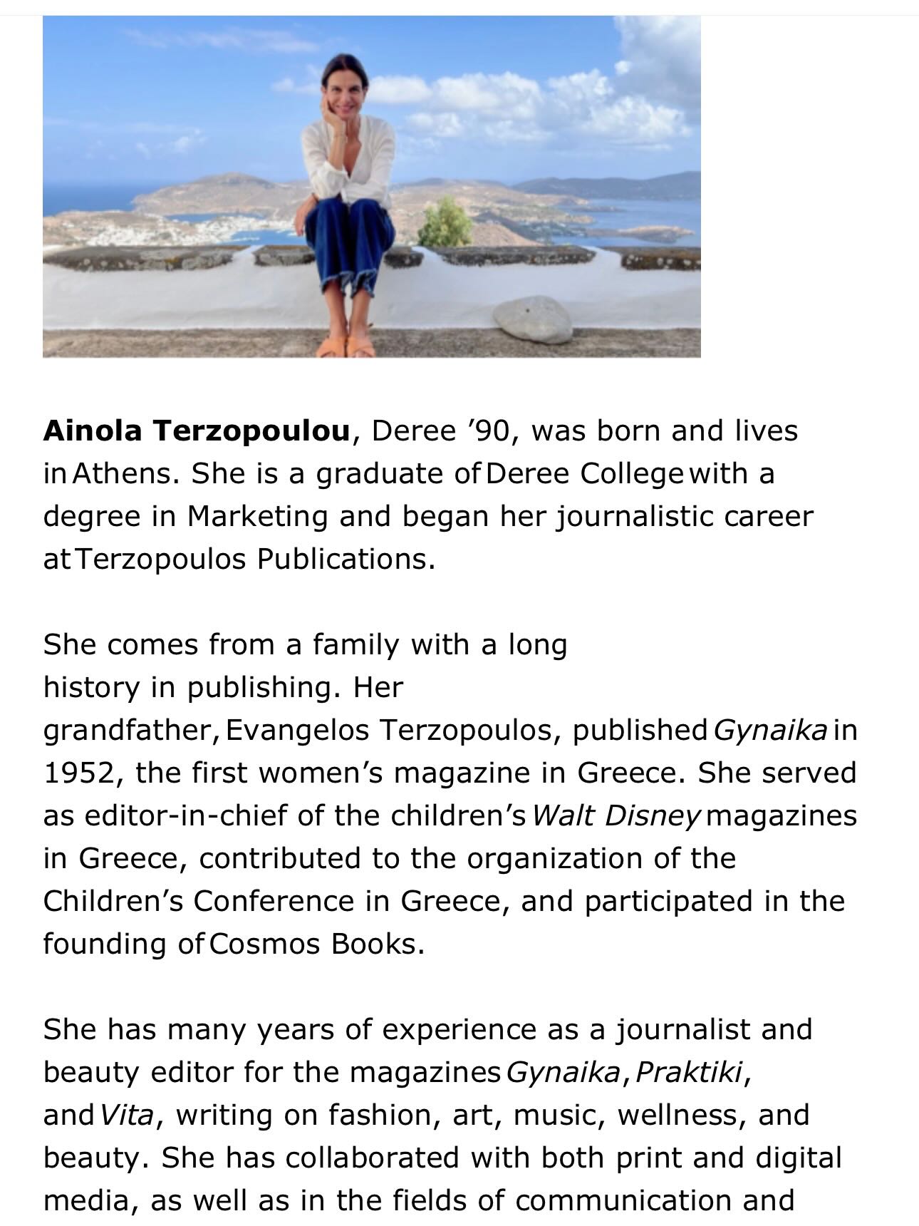 A little bit about me
As an alumna of Pierce and @deree_acg , I’m truly happy to be part of this event.
Spending 12 years there created a special connection with a place that has been an important part of my journey.
For those who would like to attend:
https://www.eventora.com/en/Events/wellness
https://www.instagram.com/acgalumniofficial/
#livelifewell_gr #wellbeing #wellness #mindfulness #healtylifestyle