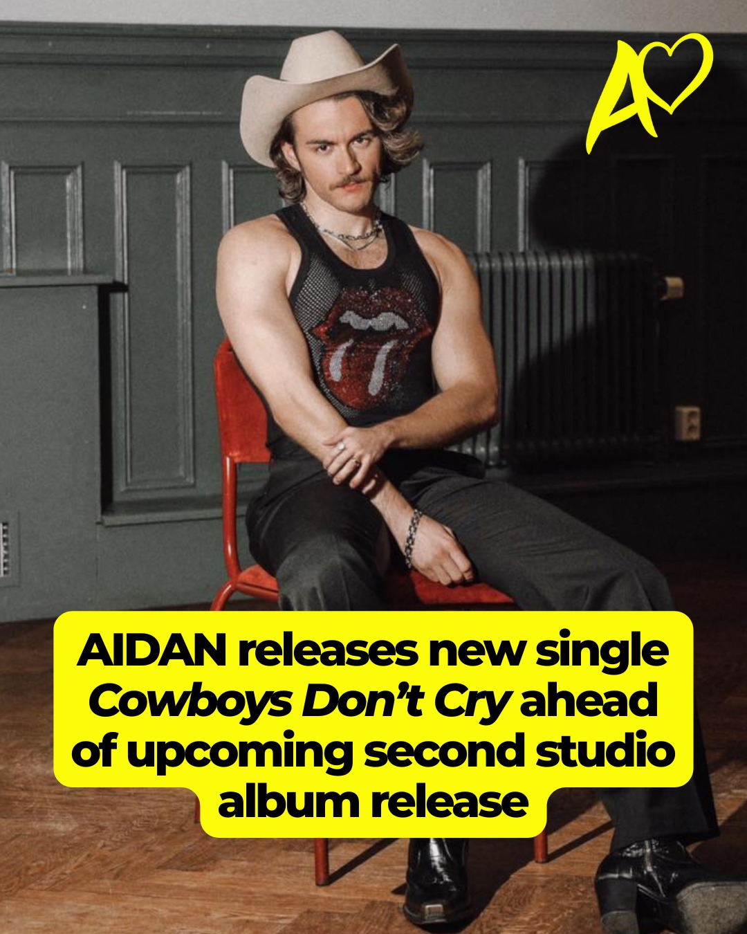 Malta's Eurovision 2026 star @itsaidanofficial releases new single Cowboys Don’t Cry ahead of upcoming second studio album release on 20th March 2026!!
The album will have 12 tracks including his Eurovision 2026 song Bella!
#malta #eurovision #esc #eurovision2026 #esc2026