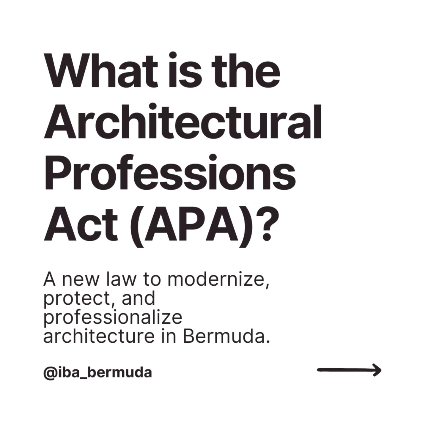 Who can design buildings in Bermuda? The answer may soon change. Swipe to learn more about how a proposed new Architectural Professions Act might affect you.
#ArchitecturalProfessionsAct #APA2025 #BermudaBuilt