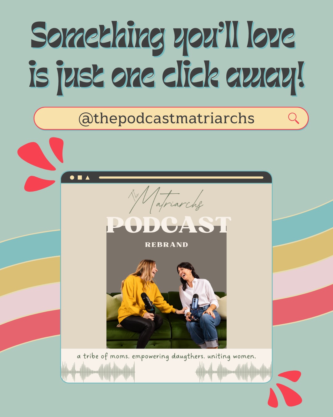 If you are raising a teen or tween girl, you know how hard these years can be.
Confidence struggles.
Friendship drama.
Comparing themselves to everyone on social media.
Trying to figure out who they are.
That’s exactly why we started The Matriarchs Podcast 🤍
A space where teen girls and young women can hear honest conversations about confidence, identity, friendships, faith, and navigating life.
And today we’re only 50 downloads away from hitting 1,000.
If you have a daughter, niece, student, girl, or another mom in your life would you share one episode with her today?
Available on Spotify, Apple Podcasts, and all other major podcast programs.
#thematriarchspodcast #downloads #goals #soclose