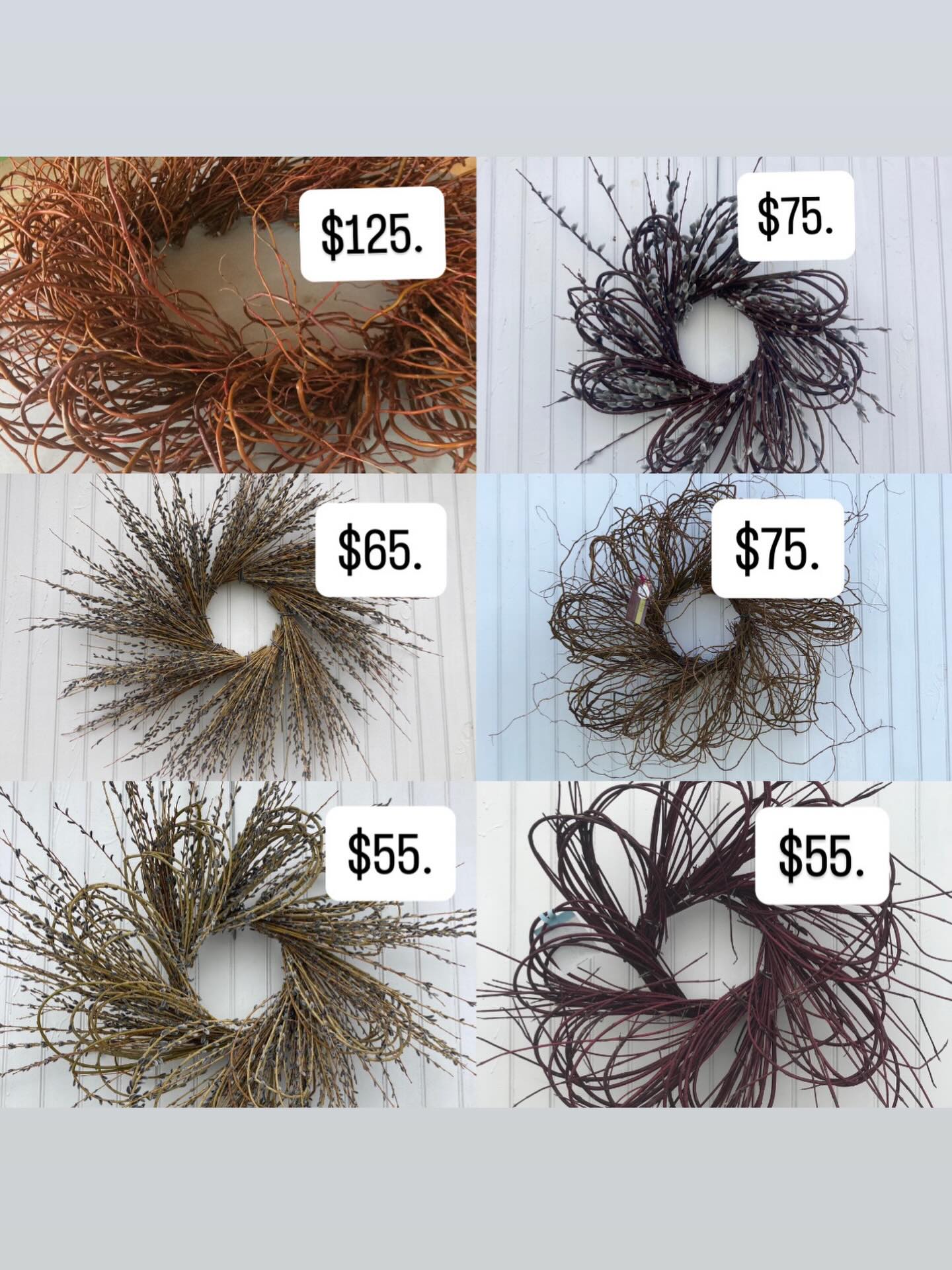 We’ve gotten lots of inquiries from people who couldn’t make Last Saturday’s Wreath Refresh. Erin is able to take orders for these wreaths until sold out. Please email info@rootsflowerfarm.com to snag yours. Pickups will be at the farm at a prearranged time.
And don’t worry, Easter is truly right around the corner and we are already working to plan a great weekend of events that will include more wreaths…and tulips!
We sure do love your enthusiasm this time of year.