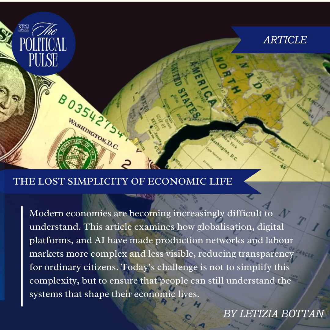 "If citizens cannot understand how systems operate, institutional legitimacy may decline." 🧐🏦
Today’s economy feels more complicated than ever. It’s not just numbers and markets anymore. Now, hidden networks and algorithms shape how everything works. Ensuring these systems remain socially interpretable is crucial for trust, fairness, and informed participation.
Read our latest article via the link in our bio 🗞️