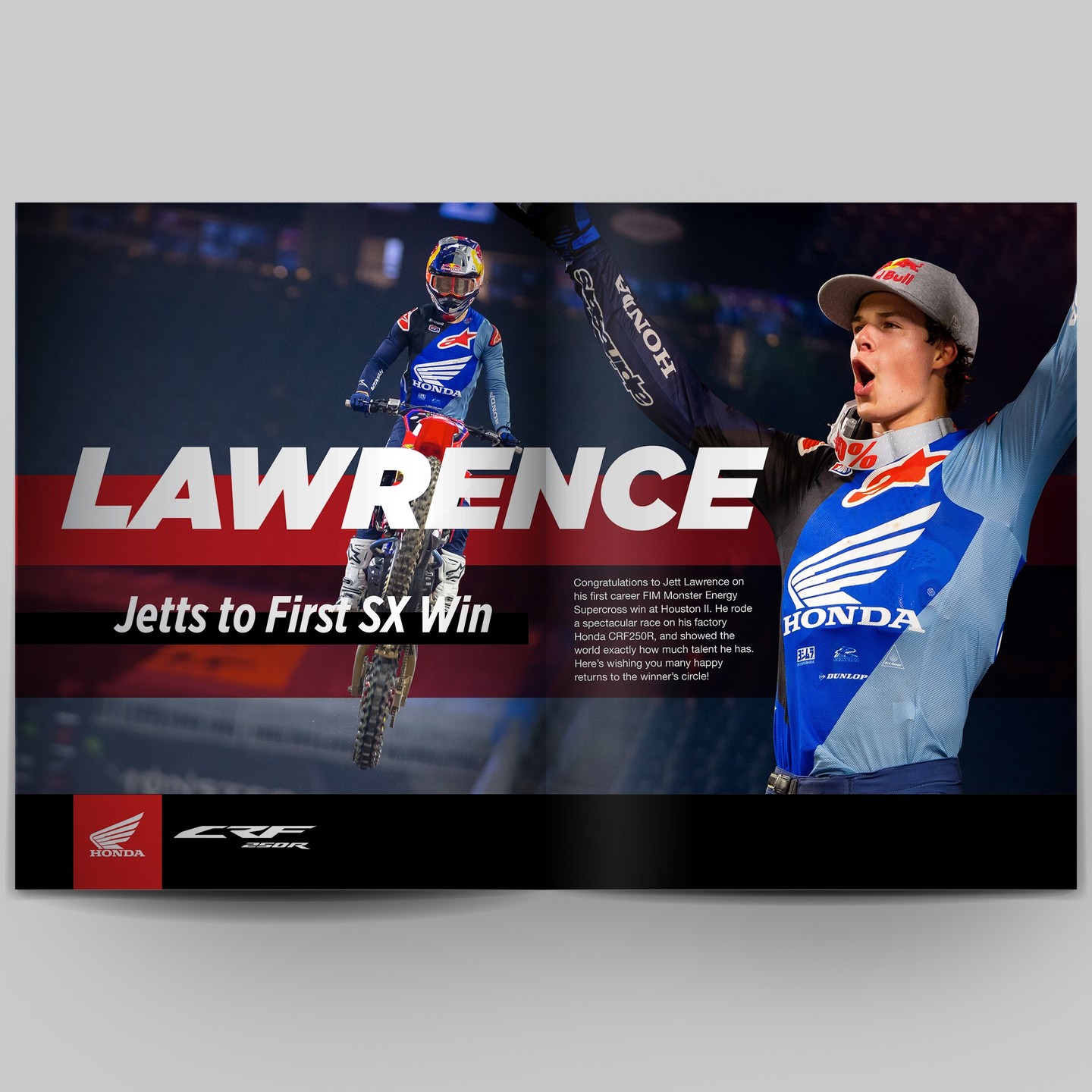 Last year I created this print ad for @honda_powersports_us that became the standard visual reference for their ads moving forward. :)
#printad #print #honda #graphicdesign #artdirection #sports #motorcycle #magazine #crf #hondapowersports