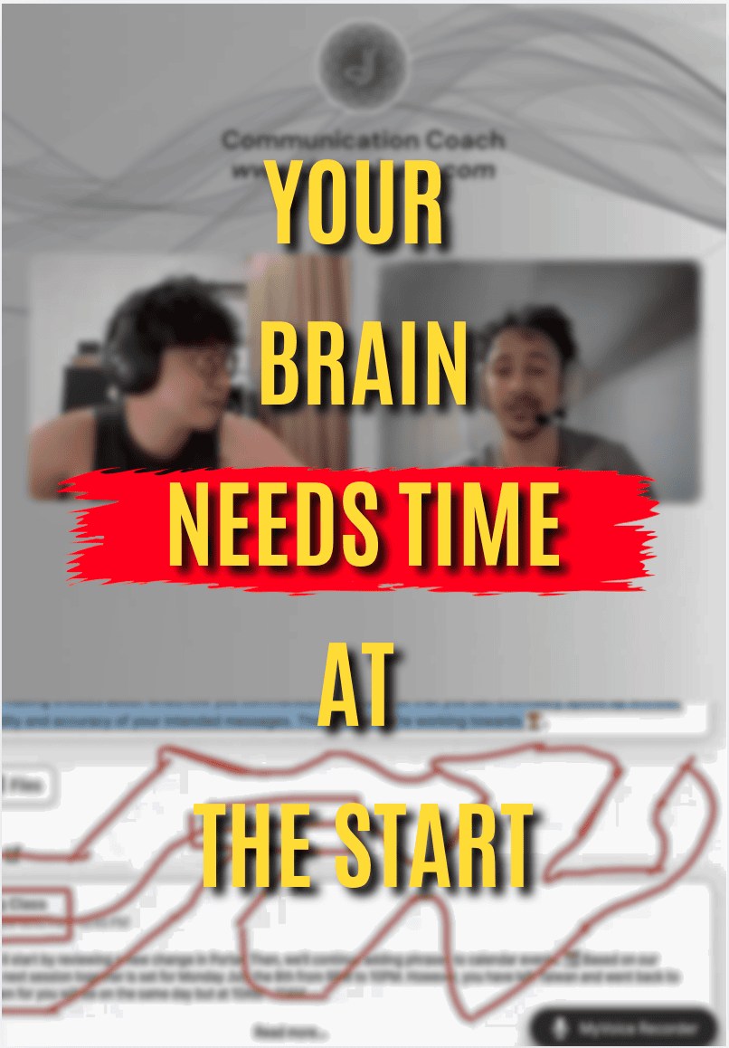 When many English learners speak, their ideas can feel disconnected.
Thought → pause → new thought → pause.
The grammar breaks.
The rhythm disappears.
The message feels scattered.
Not because the speaker lacks intelligence.
Because the brain hasn’t had time to connect the ideas yet.
This is why slowing down matters.
When you pause, your brain gets time to:
• choose better words
• connect ideas logically
• organize grammar
• control pronunciation
At first it feels frustrating.
Students often hear me say “slow down” again and again.
But this is the training phase.
Just like the gym, you don’t start with the heaviest weight.
You start slowly.
You build strength.
Eventually the connections happen automatically.
Your ideas flow.
Your grammar stabilizes.
Your speech becomes fluid.
Fluency isn’t speed.
Fluency is organized thinking while you speak.
#EnglishCoaching #CommunicationSkills #SpeakEnglishClearly #EFLJourney #FluencyBuilding #ClearCommunication #ConfidenceInEnglish #EnglishForProfessionals #LanguageLearning #CoachLife