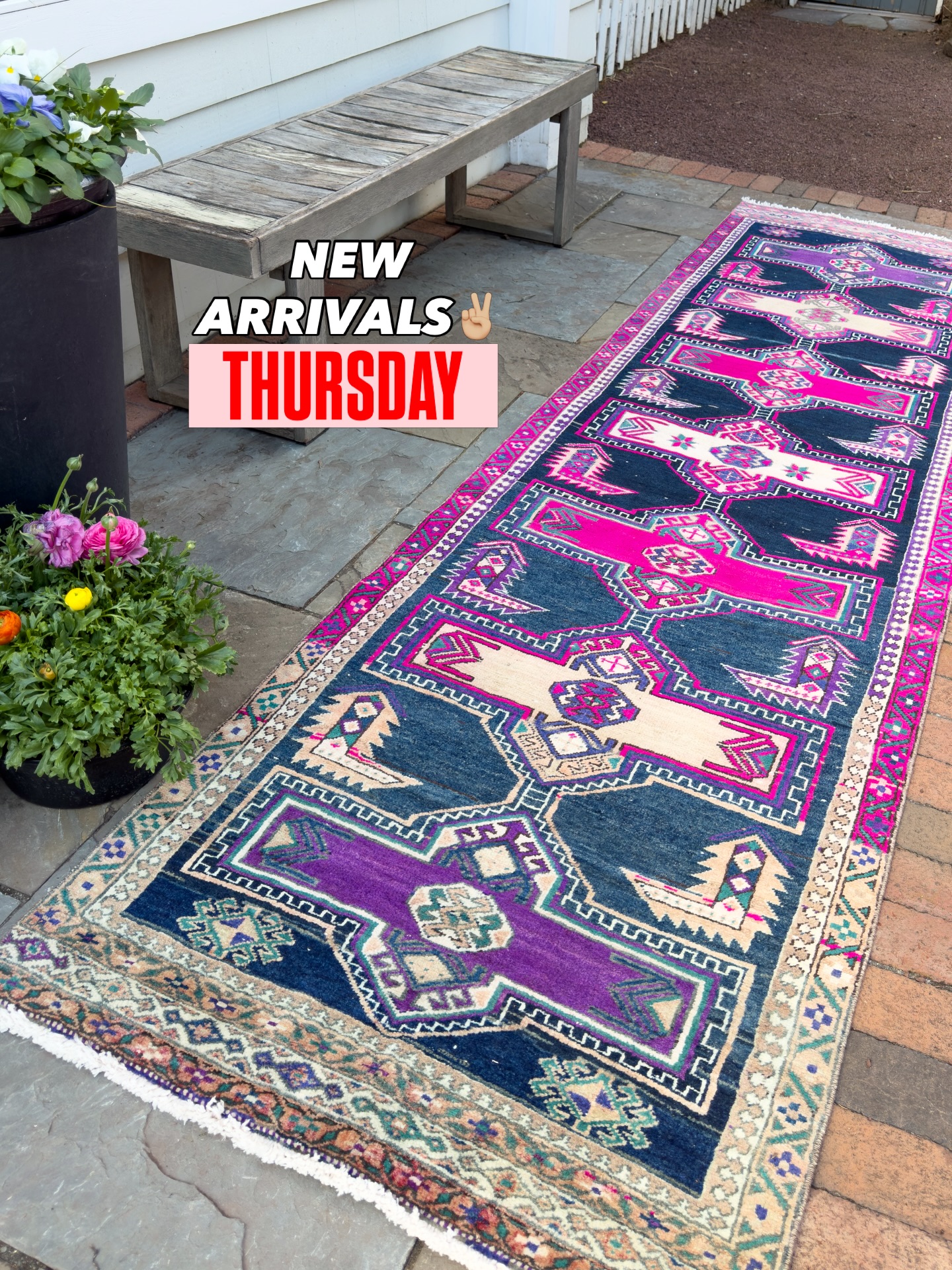 ⏰Happy Thursday, my friends!👋 Take a sec to SWIPE & check out the latest and greatest vintage rug offerings!! This week is filled with really special runners, some amazing small but spectacular guys and more🙌🏼 Hope you spy the one that makes you gasp!
As always, each authentic vintage or antique Persian rug is one•of•a•kind, so grab your faves! When they’re gone, they’re gone💨💨
Dropping at exactly 7:30pm EST on the website, see you there😘✌🏼
www.thehobbitdoorhouse.com
We’re here, DM with any questions at all or for more pics. Happy to help!
Thanks for your continued support and for being part of our rug family, it means more than you know! Sending out love♥️xo