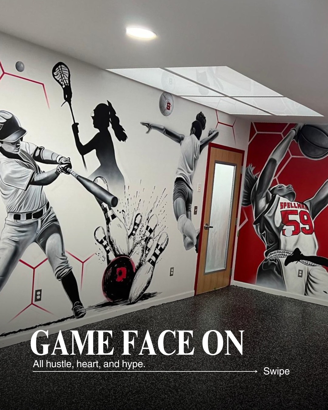 This wall’s got all the vibes, from fast pitches to slam dunks. If sports run in your veins, you gotta check this out!
Swing by, snap a pic, and tag us! Let’s see which sport’s your fave
#mural #artist #artwall #westchestermurals #fyp