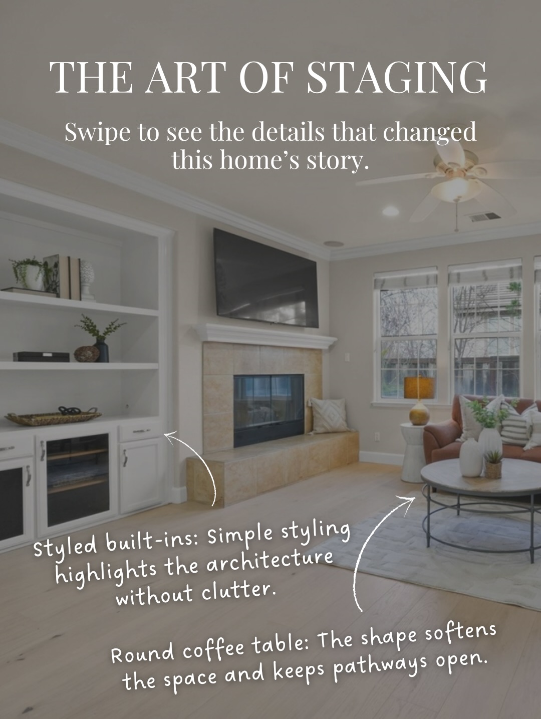 In this San Ramon home, buyers were always going to react to the size first. The staging had to make sure they stayed long enough to trust the layout.
Big empty rooms can backfire.
They make people question where furniture goes, whether a dining room will feel formal or awkward, whether a family room is actually comfortable, and whether a large primary will ever feel warm enough.
That is exactly what this home needed help with.
The dining room needed to feel claimed. The kitchen needed to feel polished without getting busy.
The family room needed the built-ins and fireplace to feel like part of a real gathering space. The primary needed enough softness and scale that the room stopped reading as empty and started reading as restful.
That is the kind of shift that helps a house connect online. Buyers do not just want square footage.
They want rooms that already make sense to them.
Elite Staging and Design provides vacant home staging in San Ramon and across Contra Costa County.
Need staging before your East Bay real estate listing goes live? Contact us to talk through the next steps.