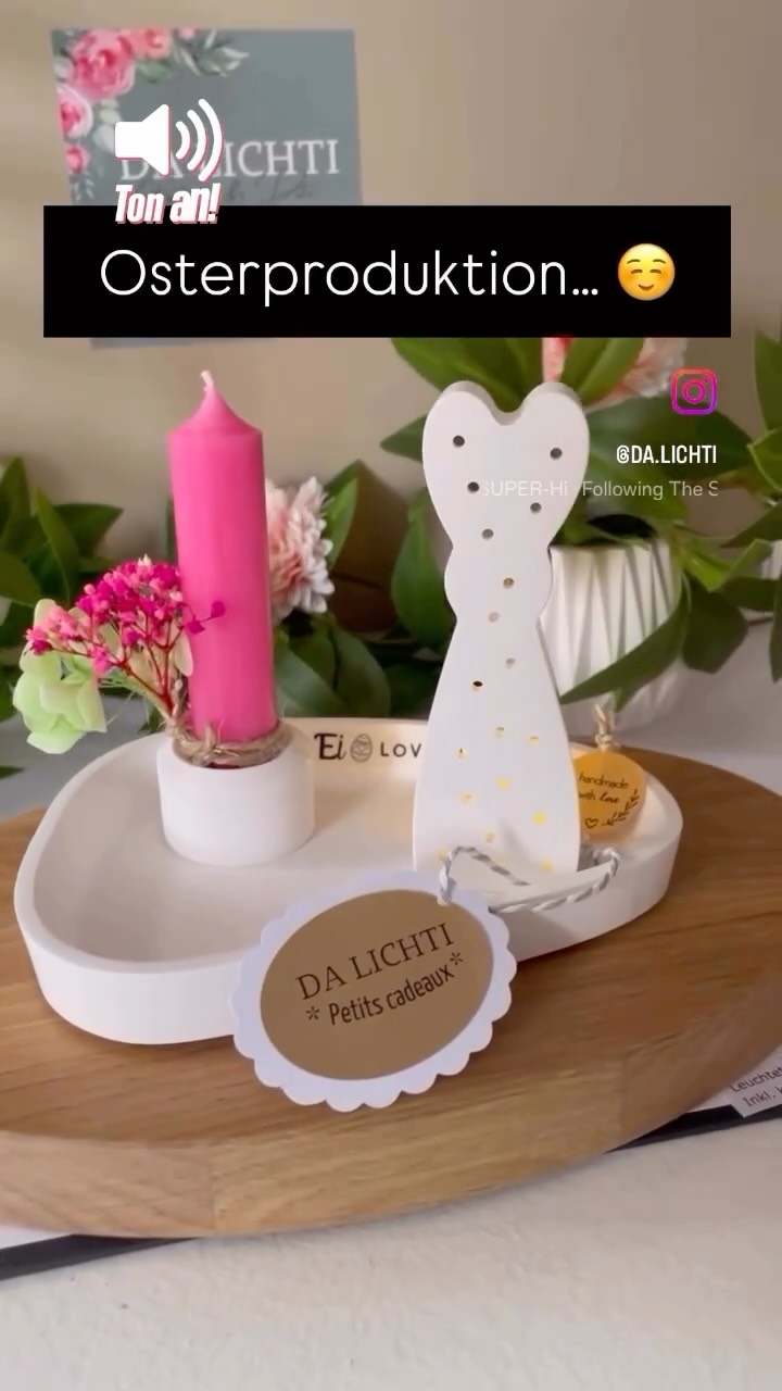 #geschenkideen #dalichti #osterdeko #handmadewithlove #ostern