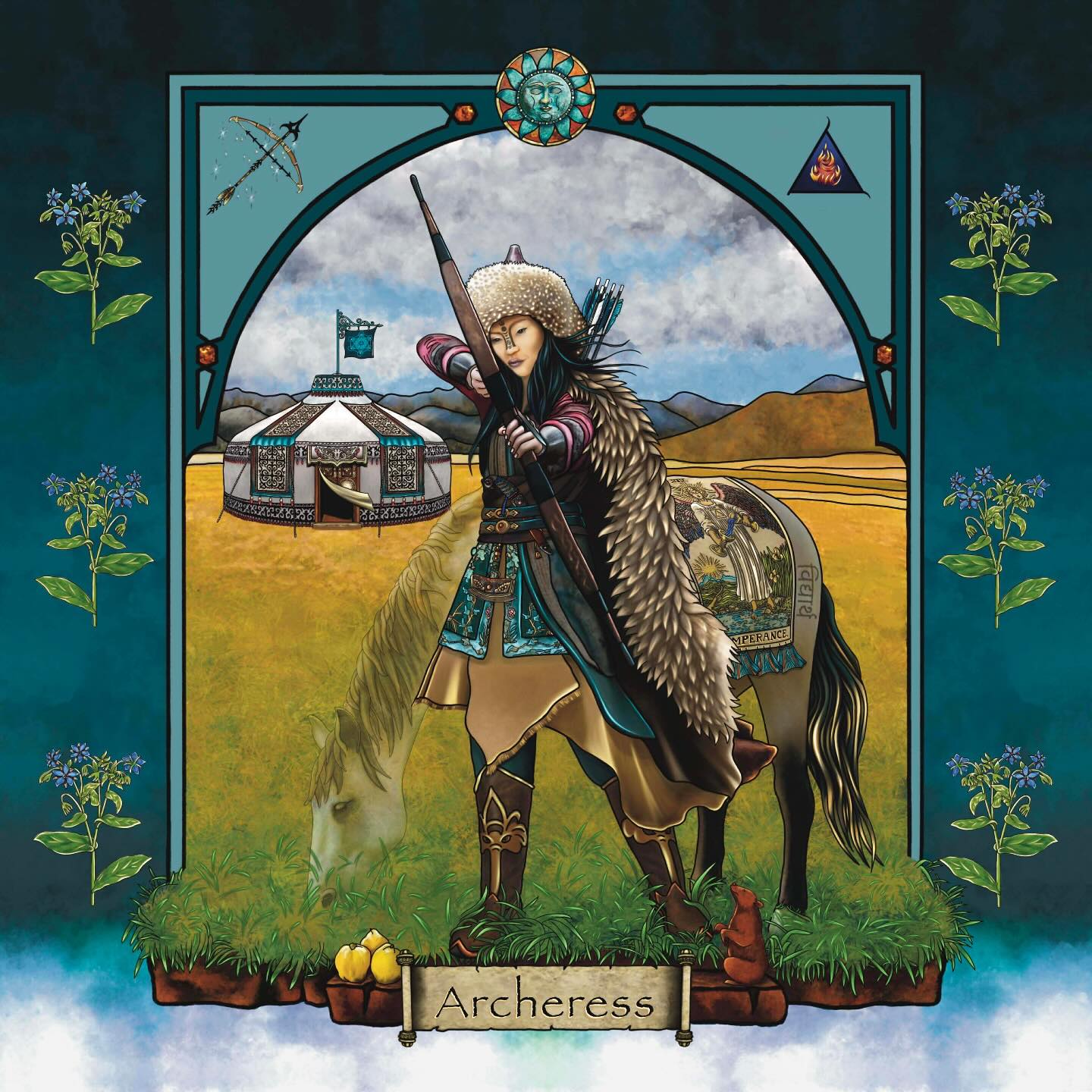 The bones of the Archeress 🏹 💫
The Archeress is born from the constellation Sagittarius
Her Element is Fire
Her Matron Goddess is Atalanta
Her Weapon is the Bow & Arrow
Her Ally is the Wind
Her Medicine Plant is Starflower
She Shapeshifts into Centuaride
Her Tarot Card is Temperance
Her Stone is Amber
Her Sanskrit Word is Seeker
Her Test & Strength is Actualising
Which bones do you feel connected to?
Thank you to our Artsian Clan Mother Katushka for your incredible art ⭐️
#sagittarius #atalanta #centauride #temperancetarot #amber