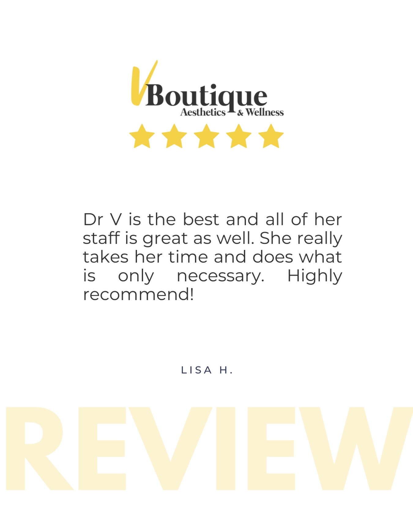 Lisa, we truly appreciate your kind words 💛
Dr. V believes great aesthetic results start with listening, taking the time to understand each patient, and recommending only what’s truly needed. That thoughtful, conservative approach helps our patients achieve natural, confident results — and we’re so glad your experience reflects that. Thank you for trusting our team with your care!
📞 Call or text 561-357-2020 to schedule your visit.
#modaesthetica #VBoutiqueFlorida #PalmBeachMedSpa #PalmBeachCounty #SouthFlorida