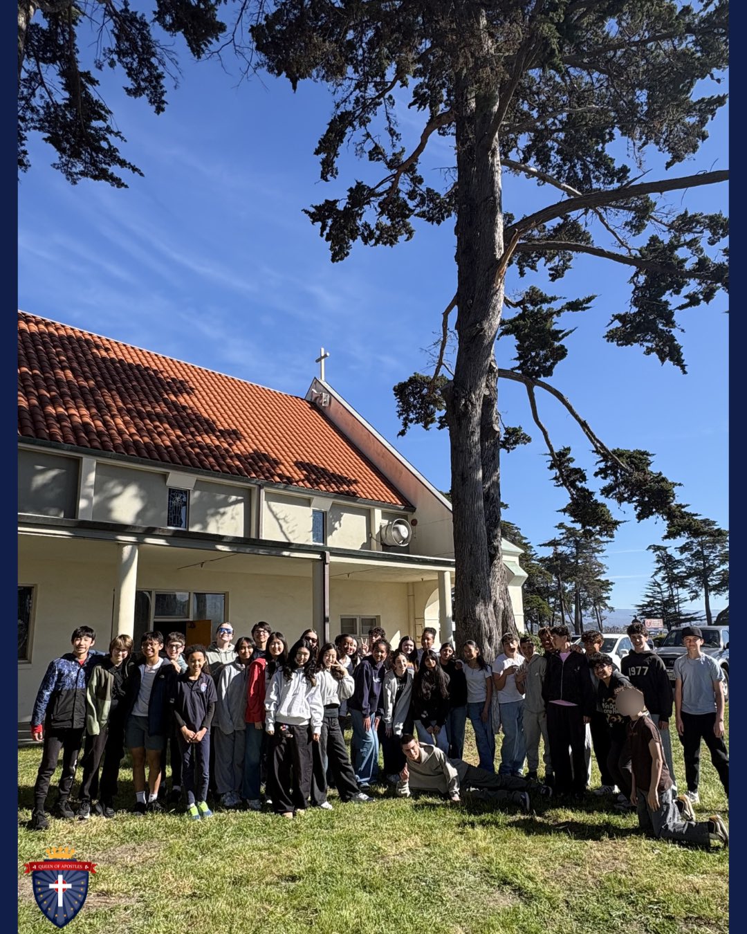 Yesterday our 8th graders spent the day in Santa Cruz for their 8th grade retreat at the Shrine of St. Joseph. A day filled with laughter, reflection, and meaningful moments together as a class! ❤️💙🦅
#NeverGiveUp #QofA #dsjcatholicschools #retreat #middleschool