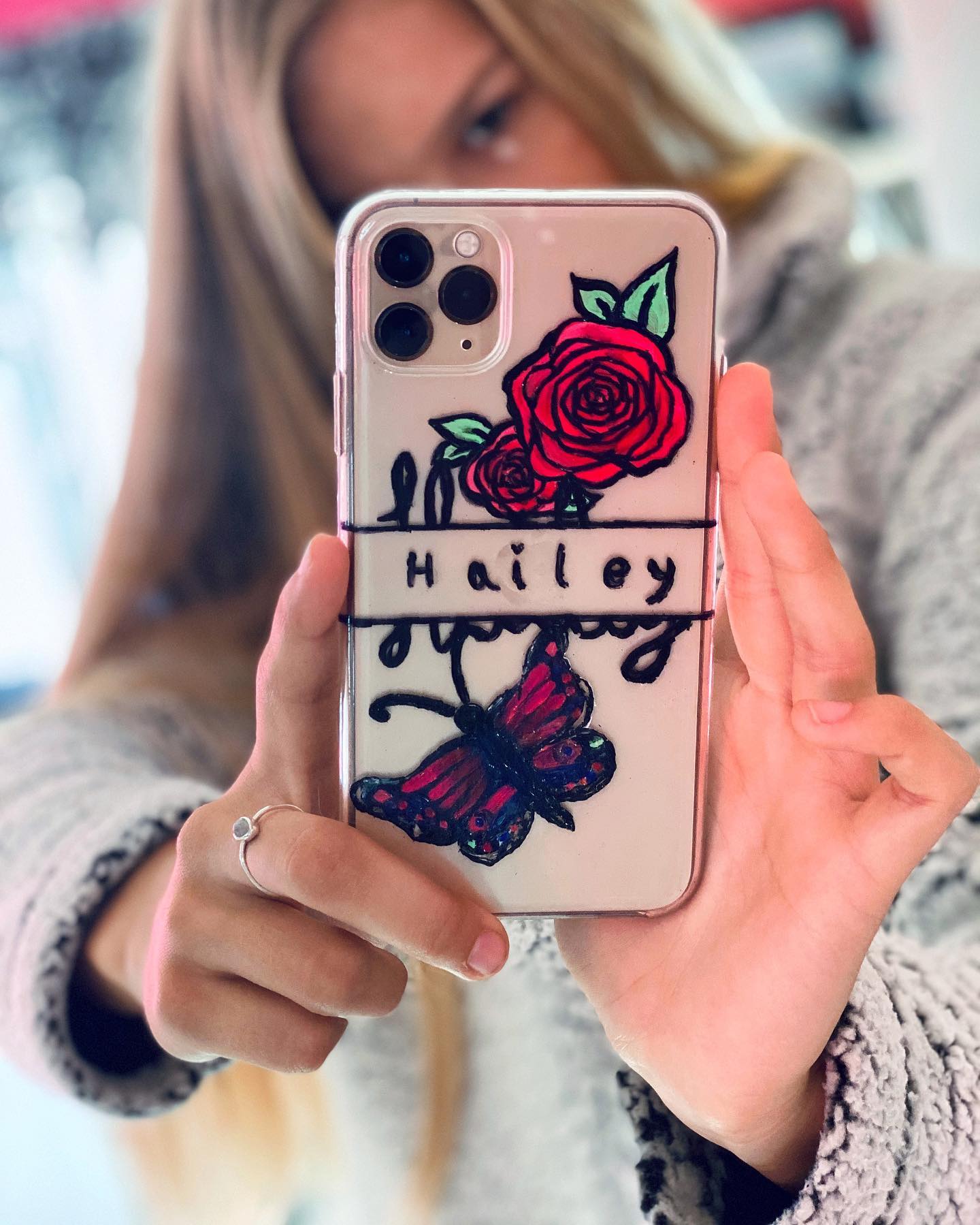 I also paint phone cases~ this one was just for fun so it’s kinda a botched job yours would be much cleaner and nicer~ first time for everything only means it’ll be better next time! Dm if your interested in a personalized phone case!❤️🧡💛💚💙💜