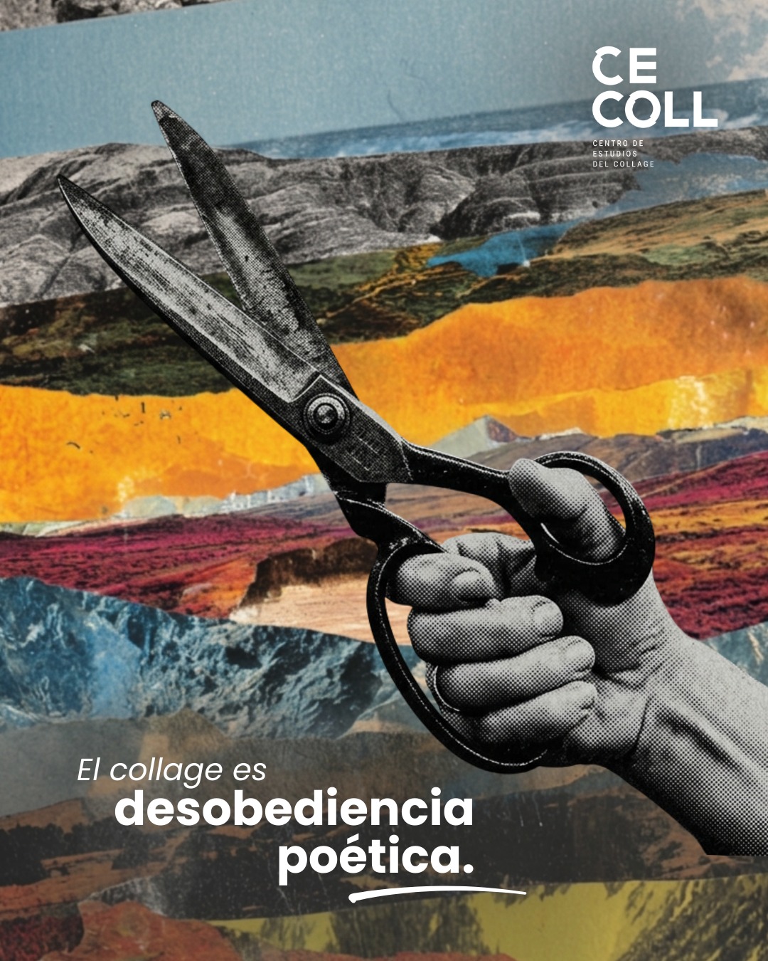 El momento en que tomamos una tijera y decidimos qué forma y qué significado tendrá un trozo de papel es, más que nunca, un gesto radical.
Hoy reactivamos CECOLL porque el collage es desobediencia poética. Es nuestra forma de reescribir la narrativa que nos imponen. Es tomar lo que nos es dado para darle una voz crítica a nuestras voces e imaginarios.
Agradecemos el apoyo que ha recibido este proyecto durante nuestro receso ¡Continuamos investigando el collage!
#collage #cecoll #malrecorte #collagechile