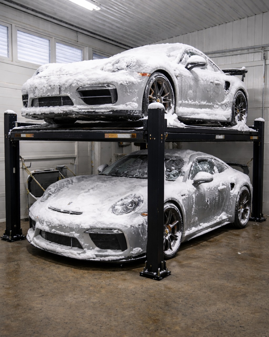 Remember...if you're cold, they're cold 🥶 Let us help you make space in your garage to keep all your babies warm and dry!
📸AI